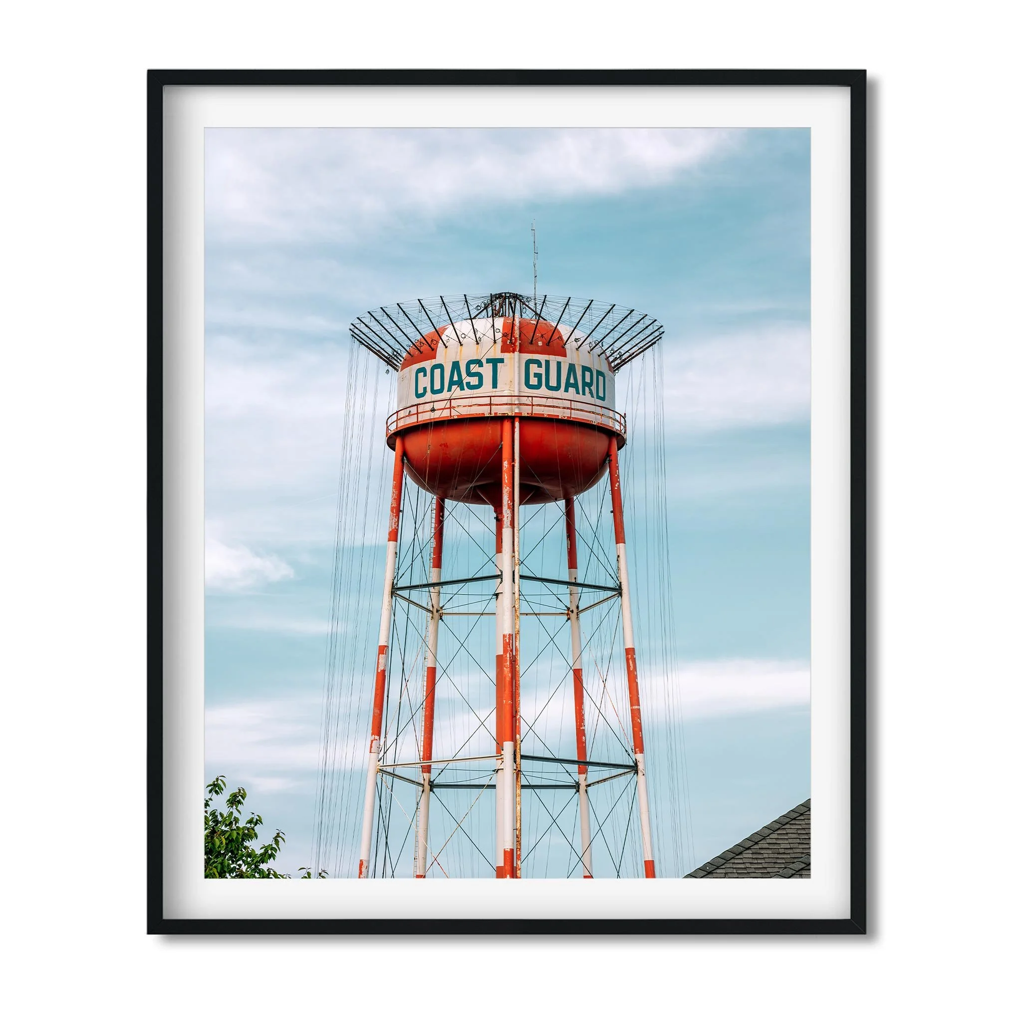 Coast Guard Water Tower, Cape May New Jersey Photography Color Fine Art Print Wall Art