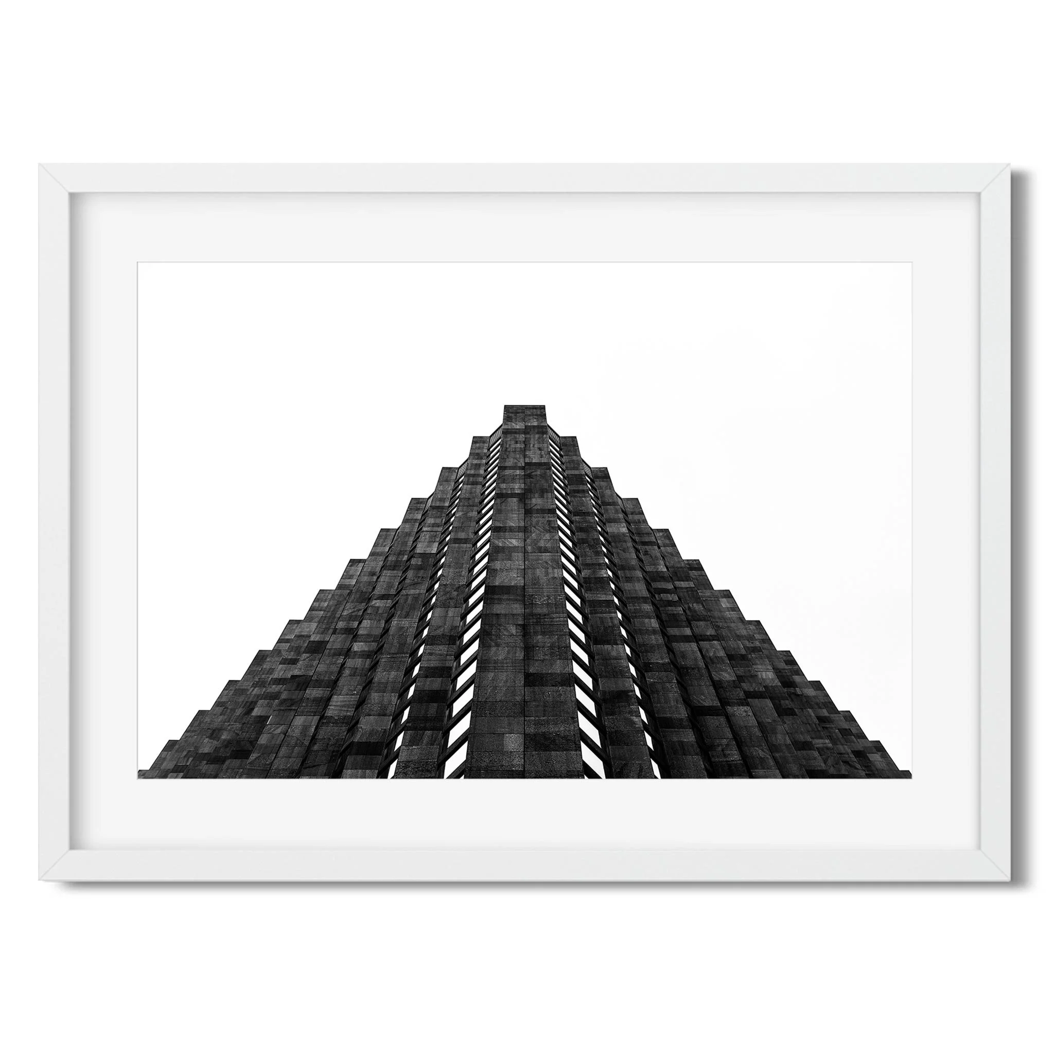 1300 Avenue of the Americas - Black and White New York City Architecture Photography Fine Art Print