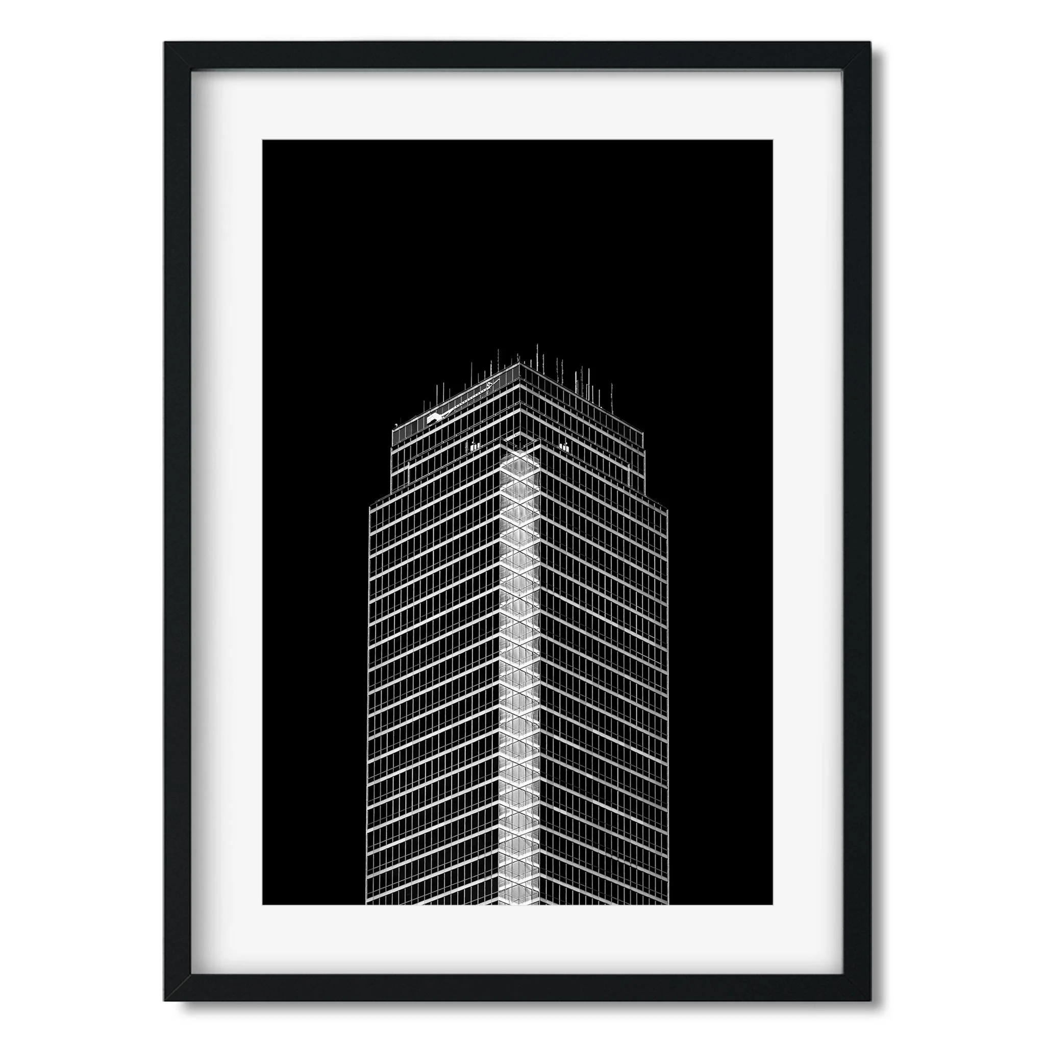 901 Main Street, Dallas - Taxes Black and White Architecture Photography Fine Art Print