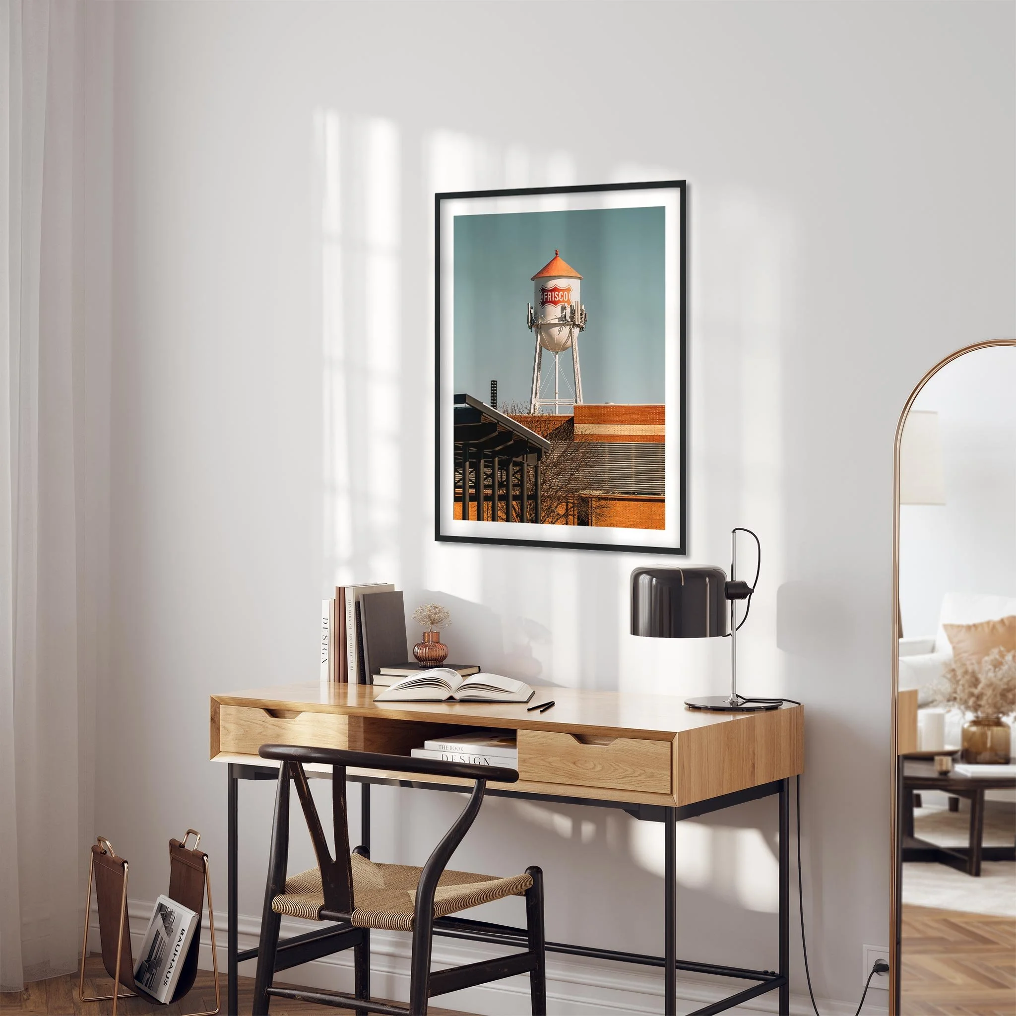 Frisco Water Tower in Frisco, Texas - Water Tower Photography Color Fine Art Print Wall Art