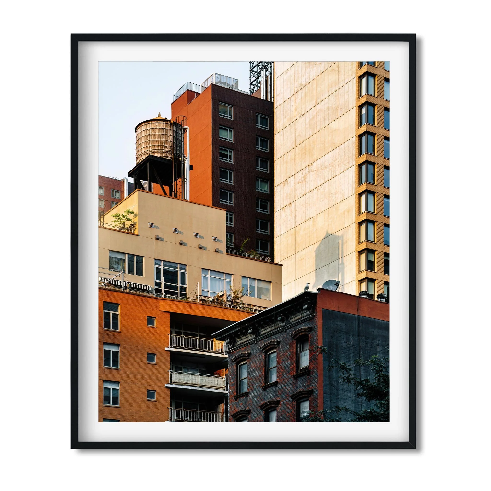 Water Tower on 502 9th Ave in Garment District - NYC Photography Color Fine Art Print Wall Art