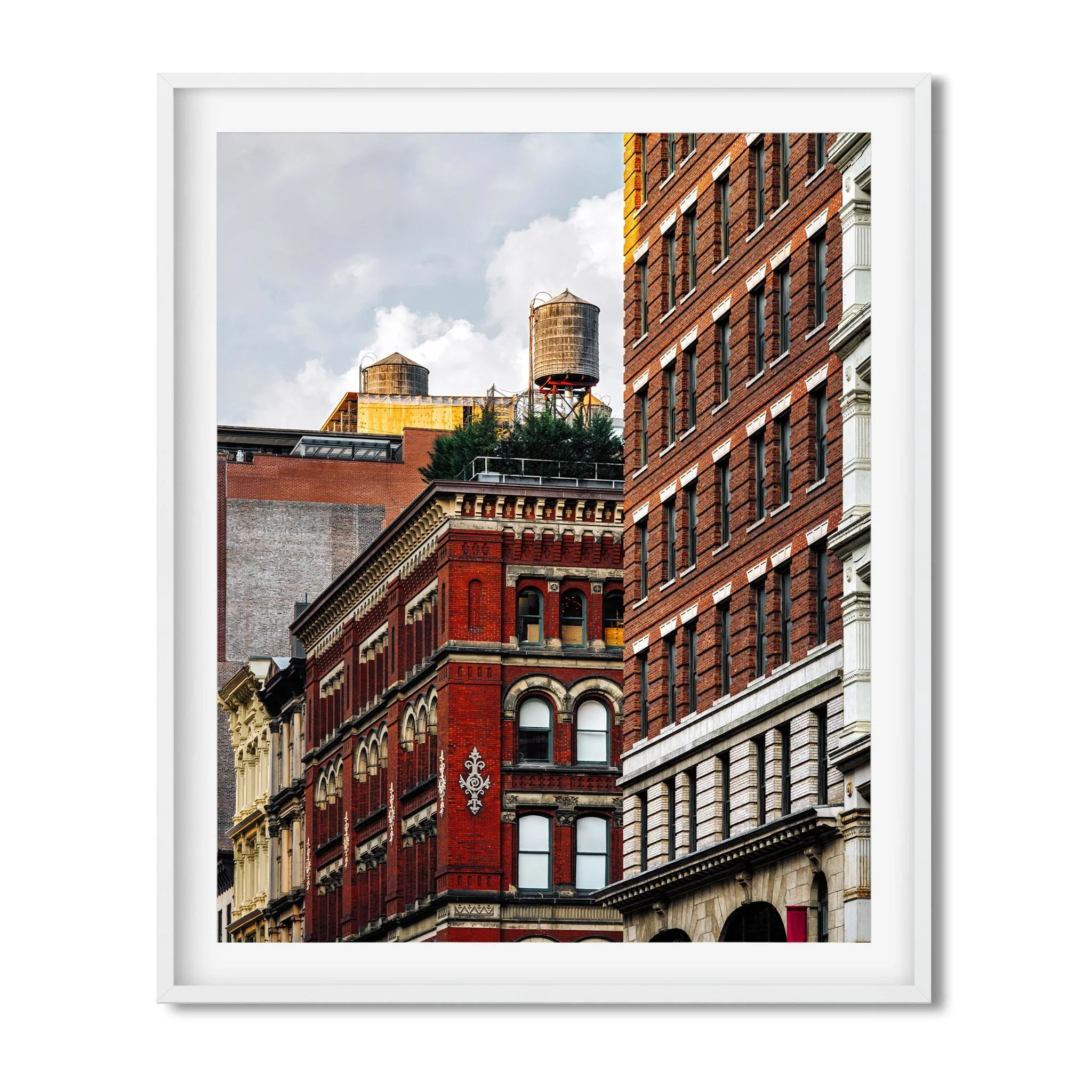 Water Tower on 676 Broadway, NoHo Manhattan - NYC Photography Color Fine Art Print Wall Art