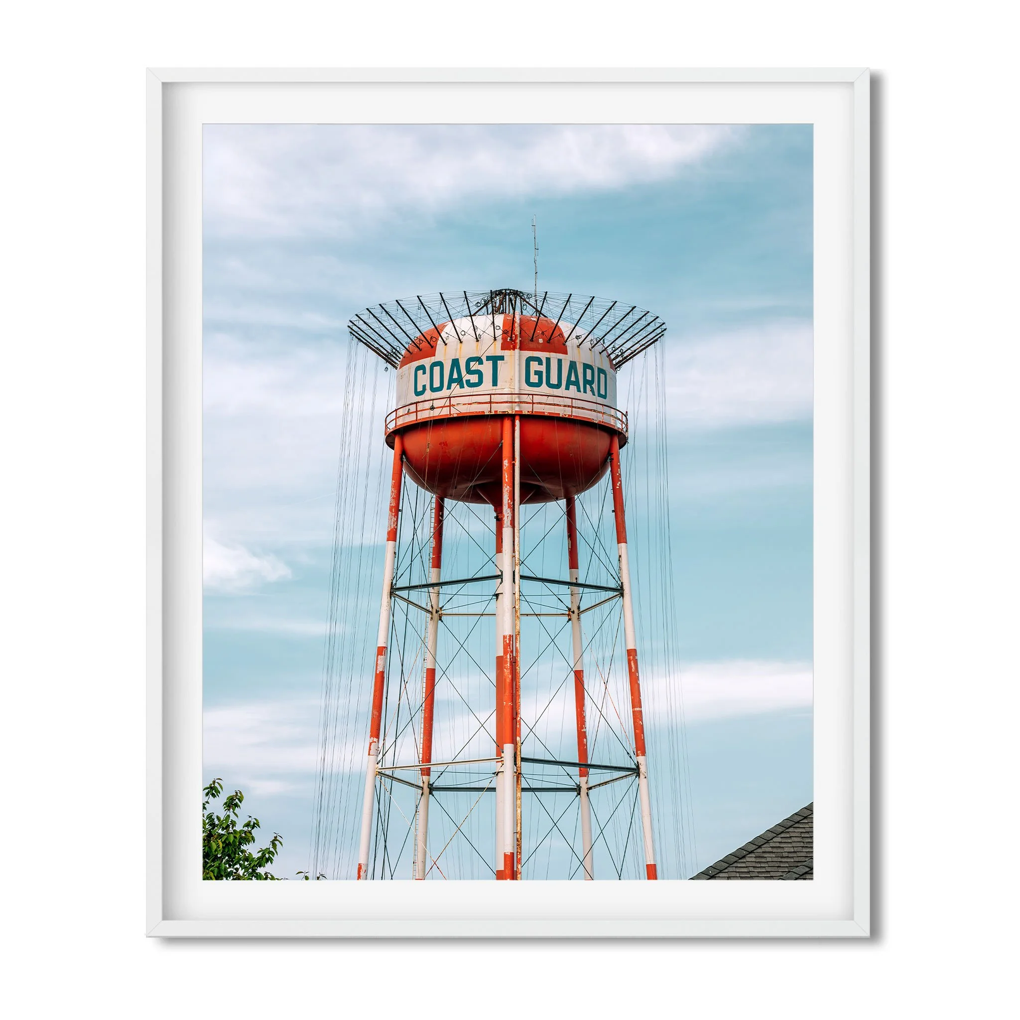 Coast Guard Water Tower, Cape May New Jersey Photography Color Fine Art Print Wall Art