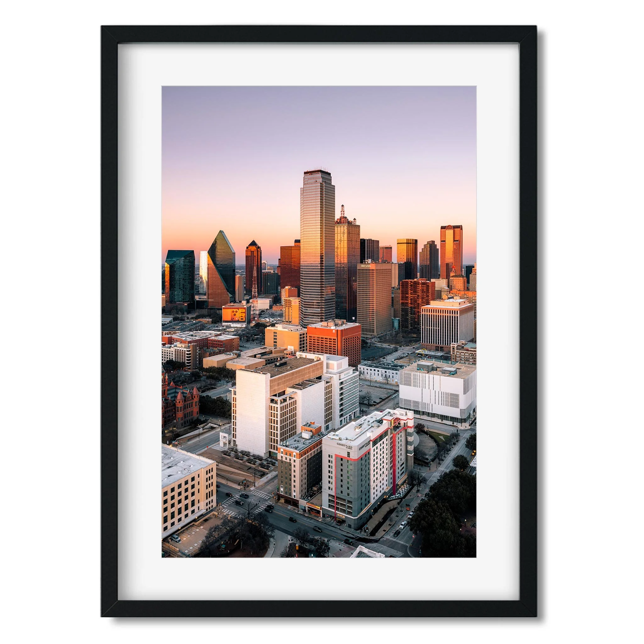Downtown Dallas - Taxes Cityscape Photography Fine Art Print