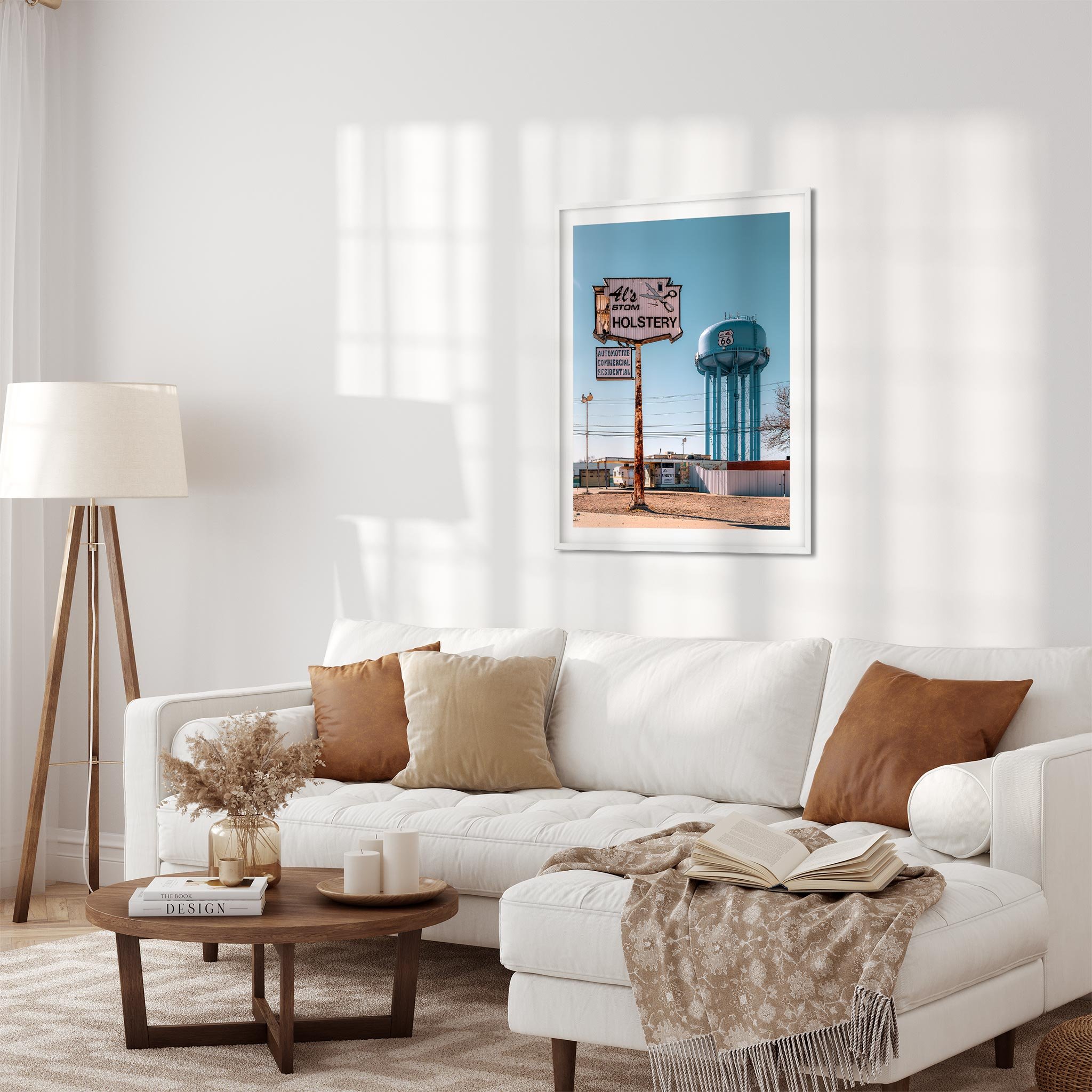 Route 66 Water Tower, Amarillo Texas - Water Tower Photography Color Fine Art Print Wall Art