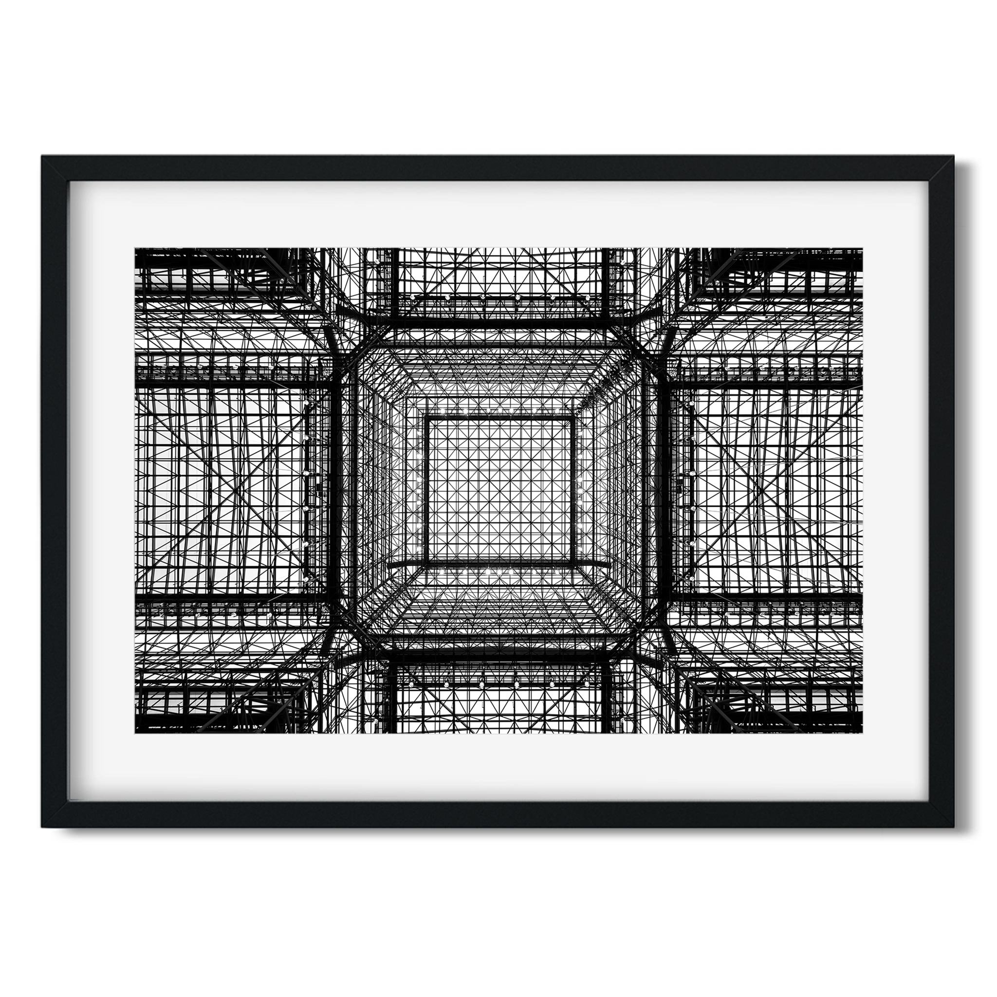 Jacob K. Javits Convention Center - Black and White NYC Architecture Photography Fine Art Print
