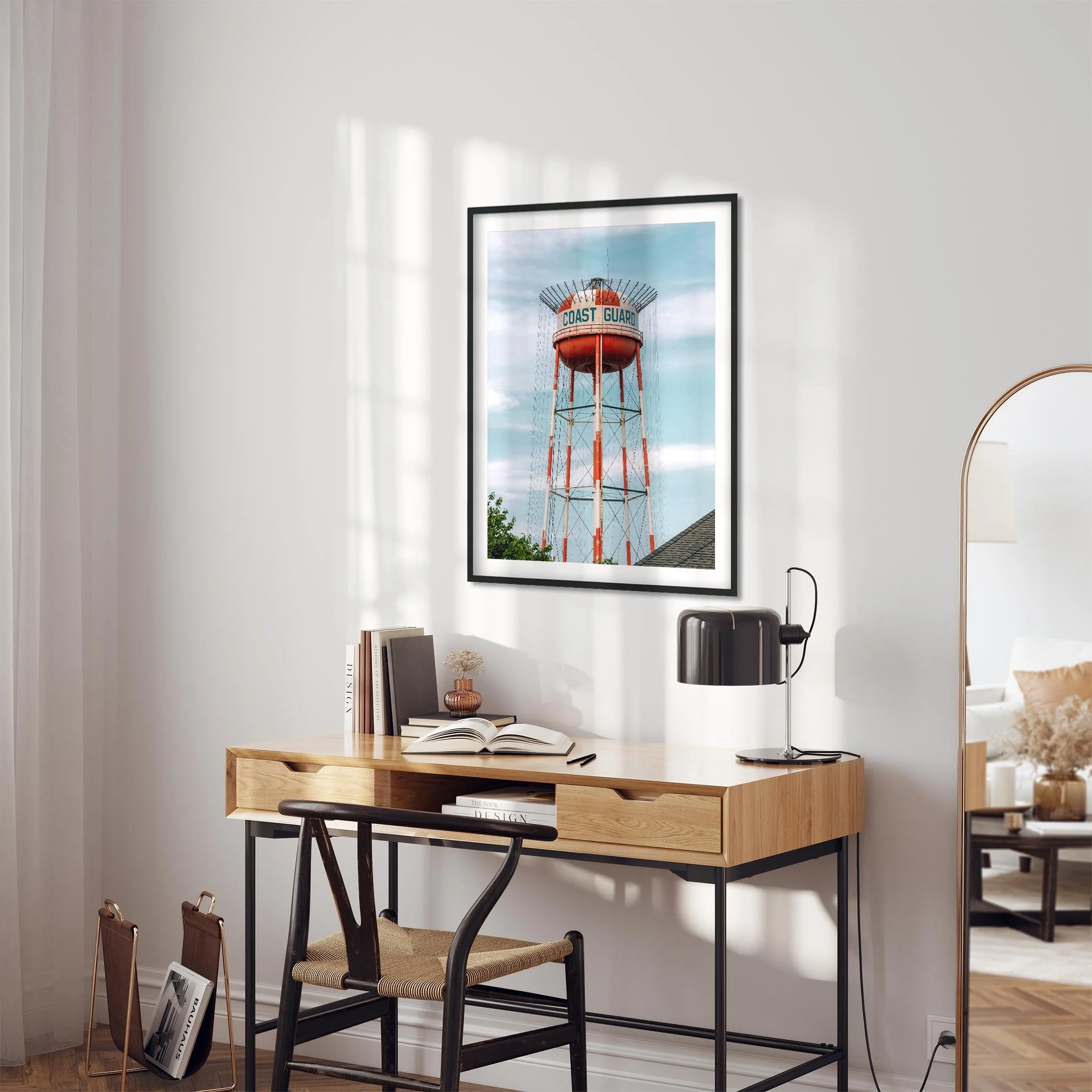 Coast Guard Water Tower, Cape May New Jersey Photography Color Fine Art Print Wall Art