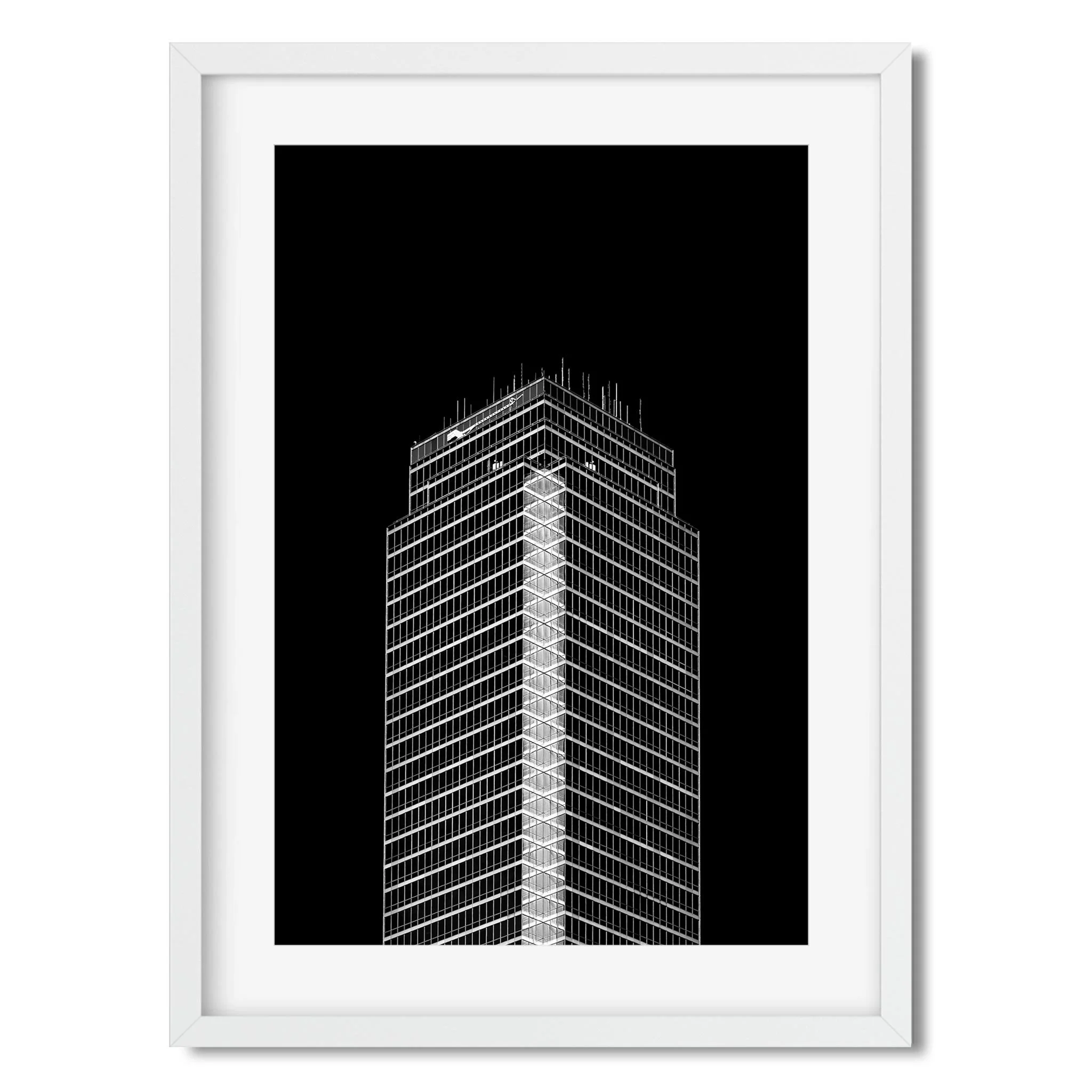 901 Main Street, Dallas - Taxes Black and White Architecture Photography Fine Art Print
