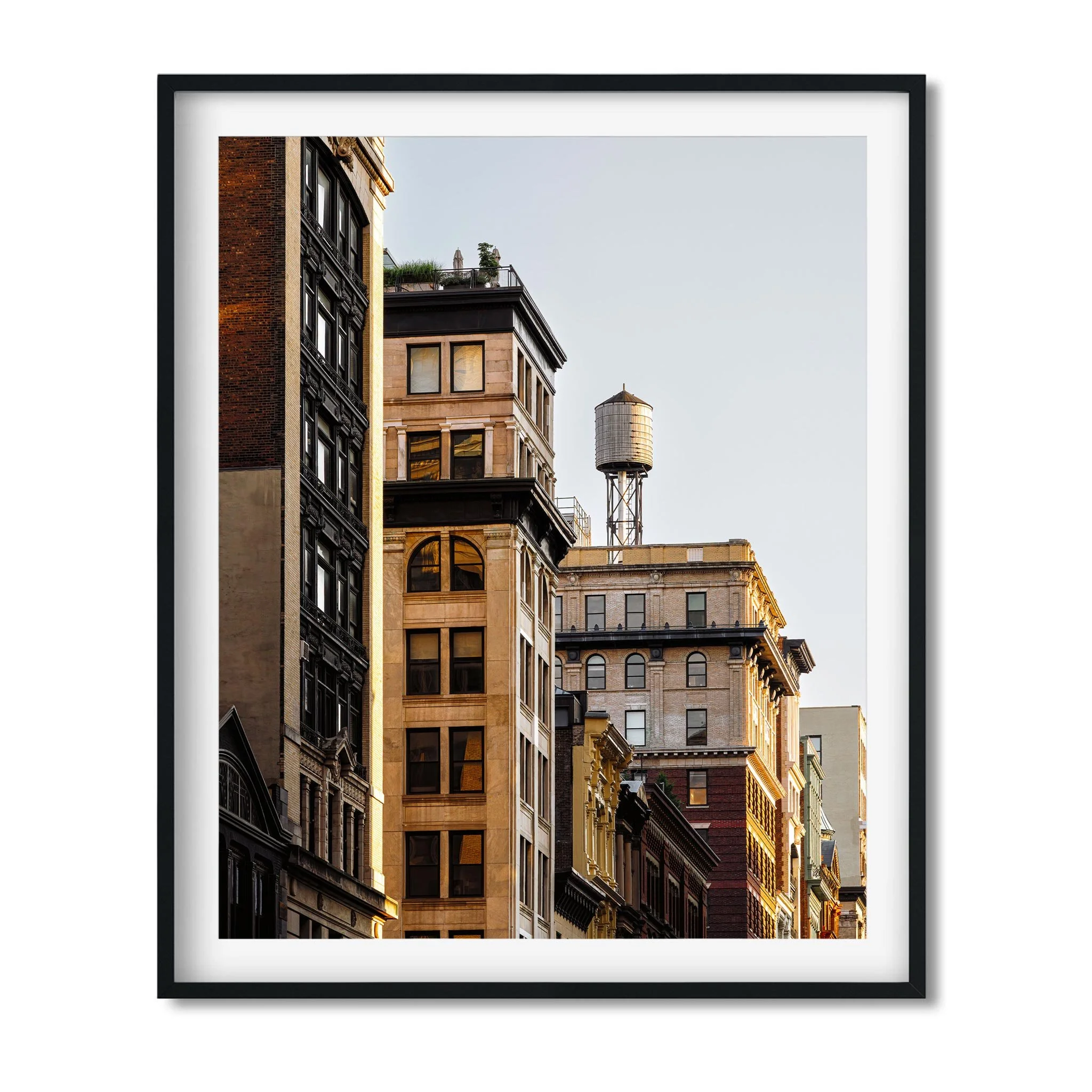 Water Tower on 666 Broadway NoHo Manhattan - NYC Photography Color Fine Art Print Wall Art