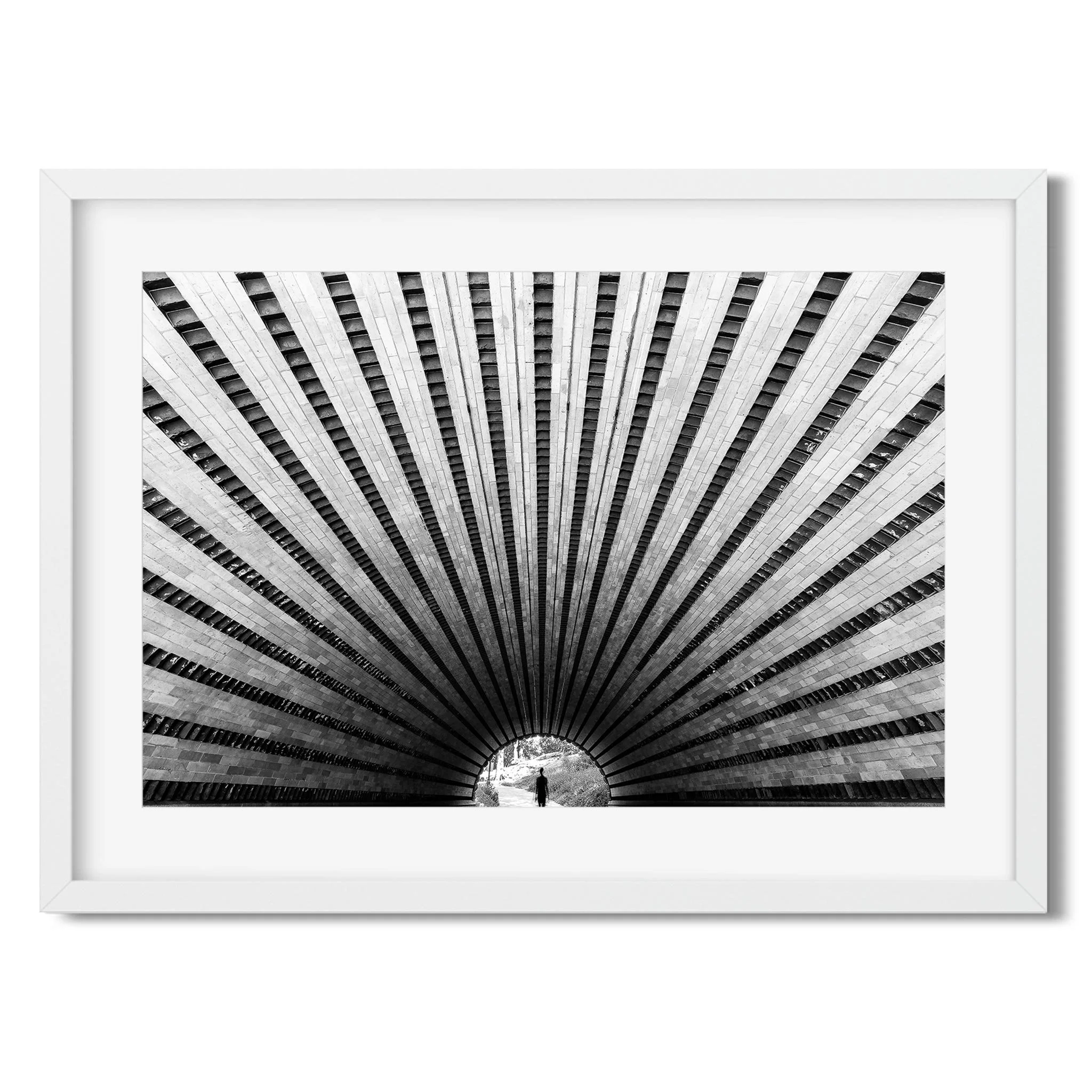Playmates Arch Central Park - Black and White New York City Architecture Photography Fine Art Print