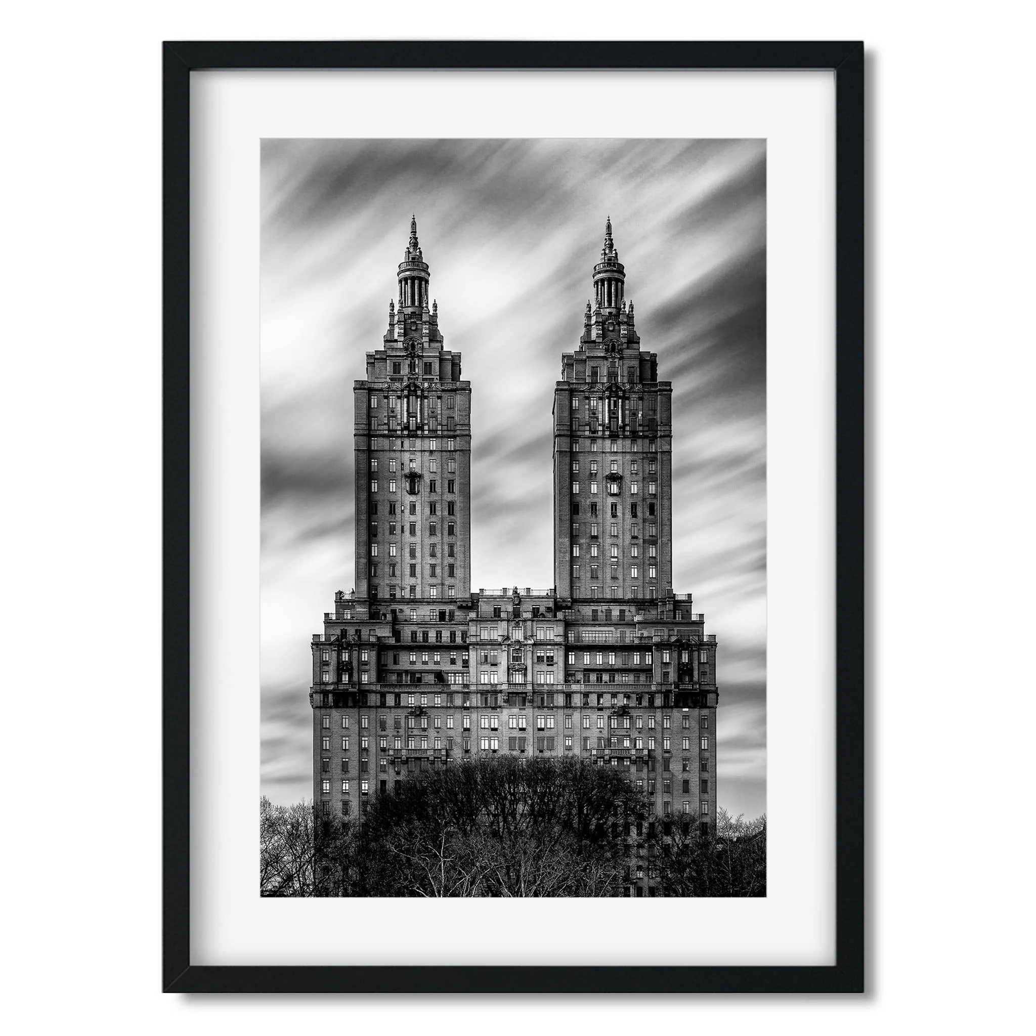 The San Remo - Black and White New York City Architecture Photography Fine Art Print