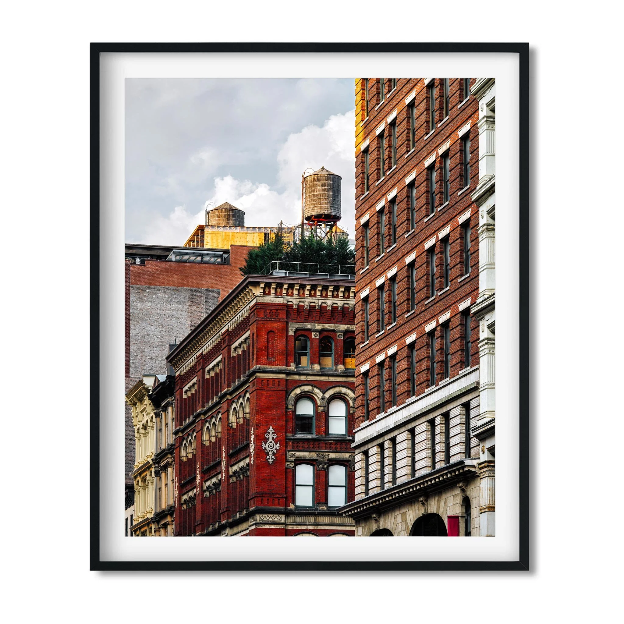 Water Tower on 676 Broadway, NoHo Manhattan - NYC Photography Color Fine Art Print Wall Art