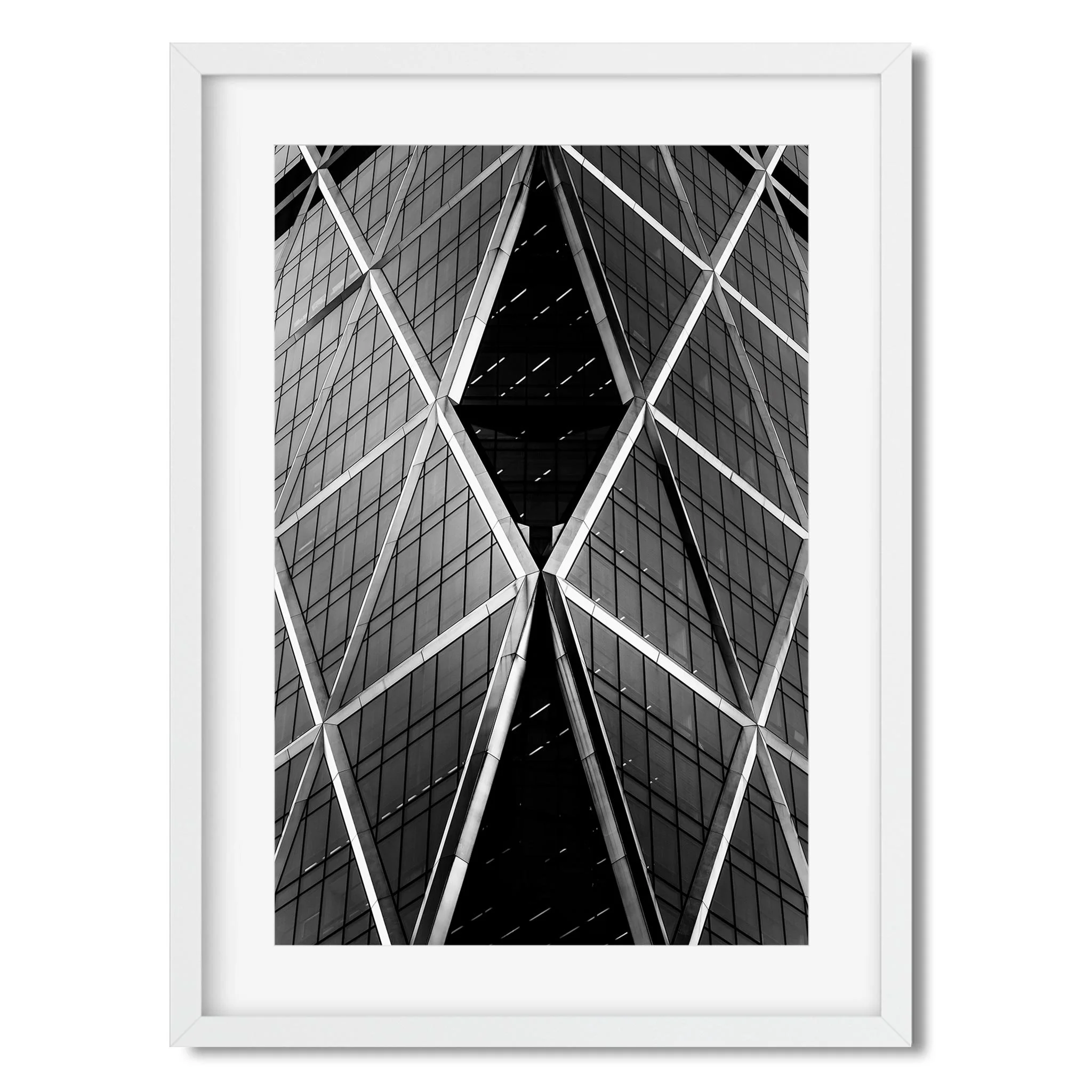 Hearst Tower - Black and White New York City Architecture Photography Fine Art Print