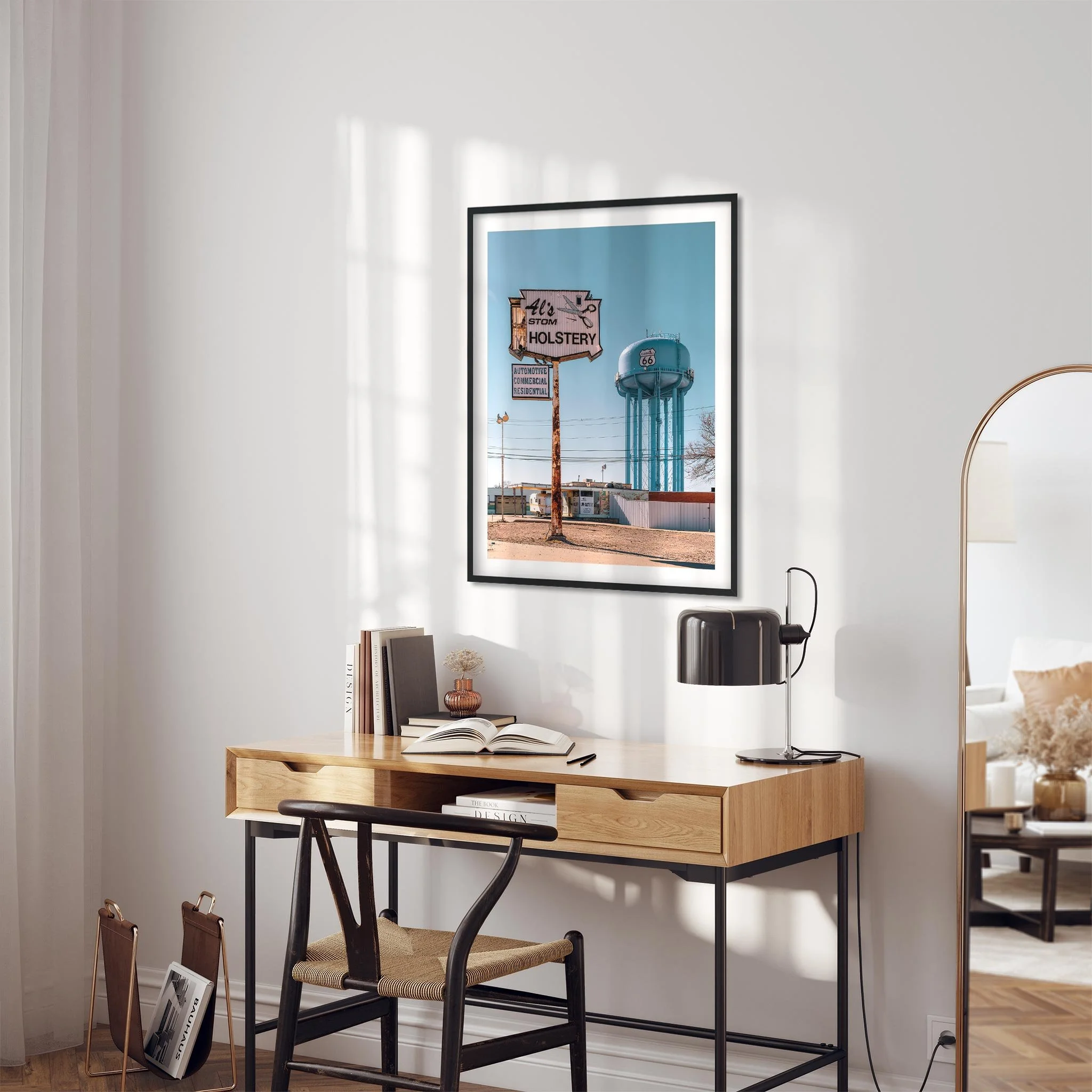 Route 66 Water Tower, Amarillo Texas - Water Tower Photography Color Fine Art Print Wall Art