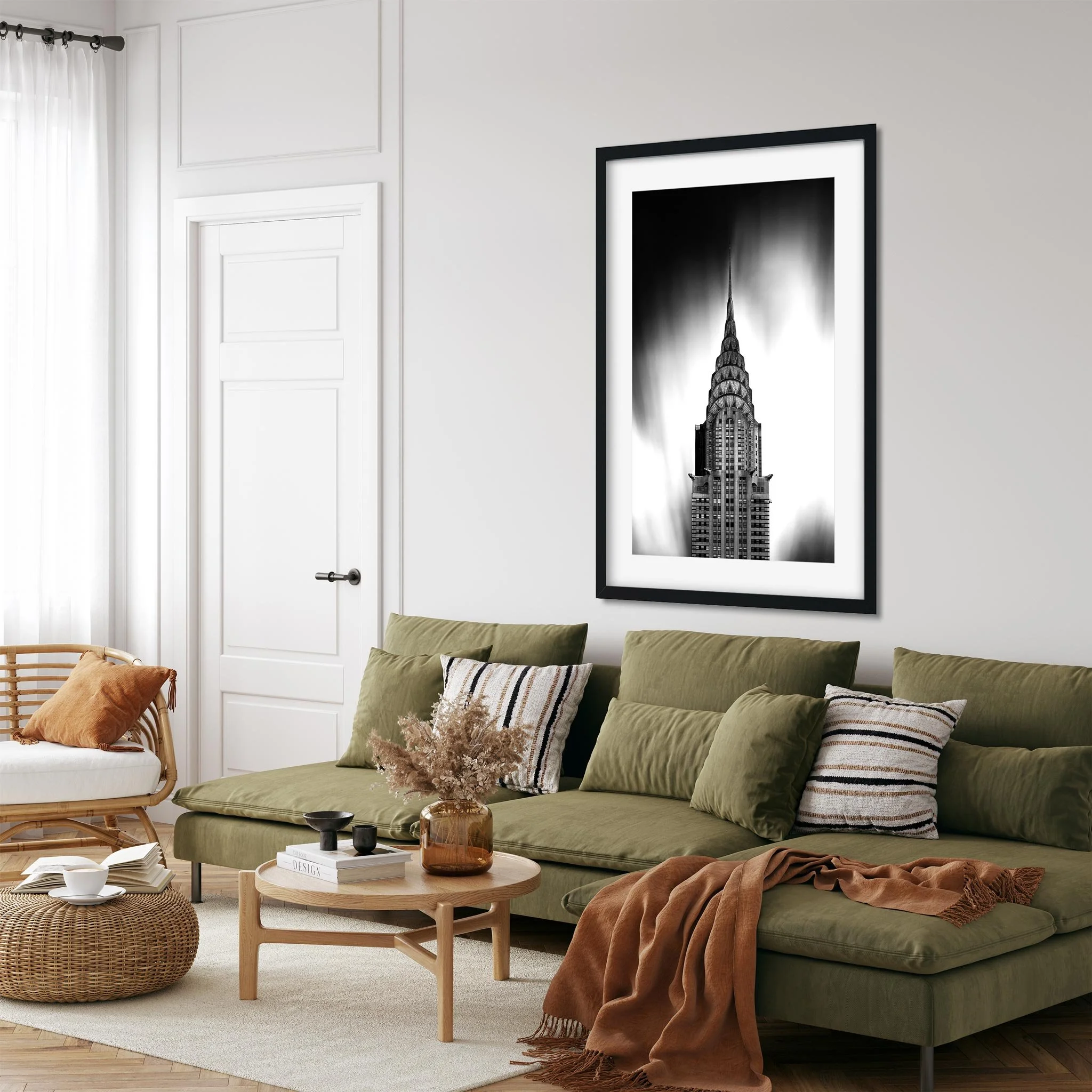 Chrysler Building - Black and White New York City Architecture Photography Fine Art Print