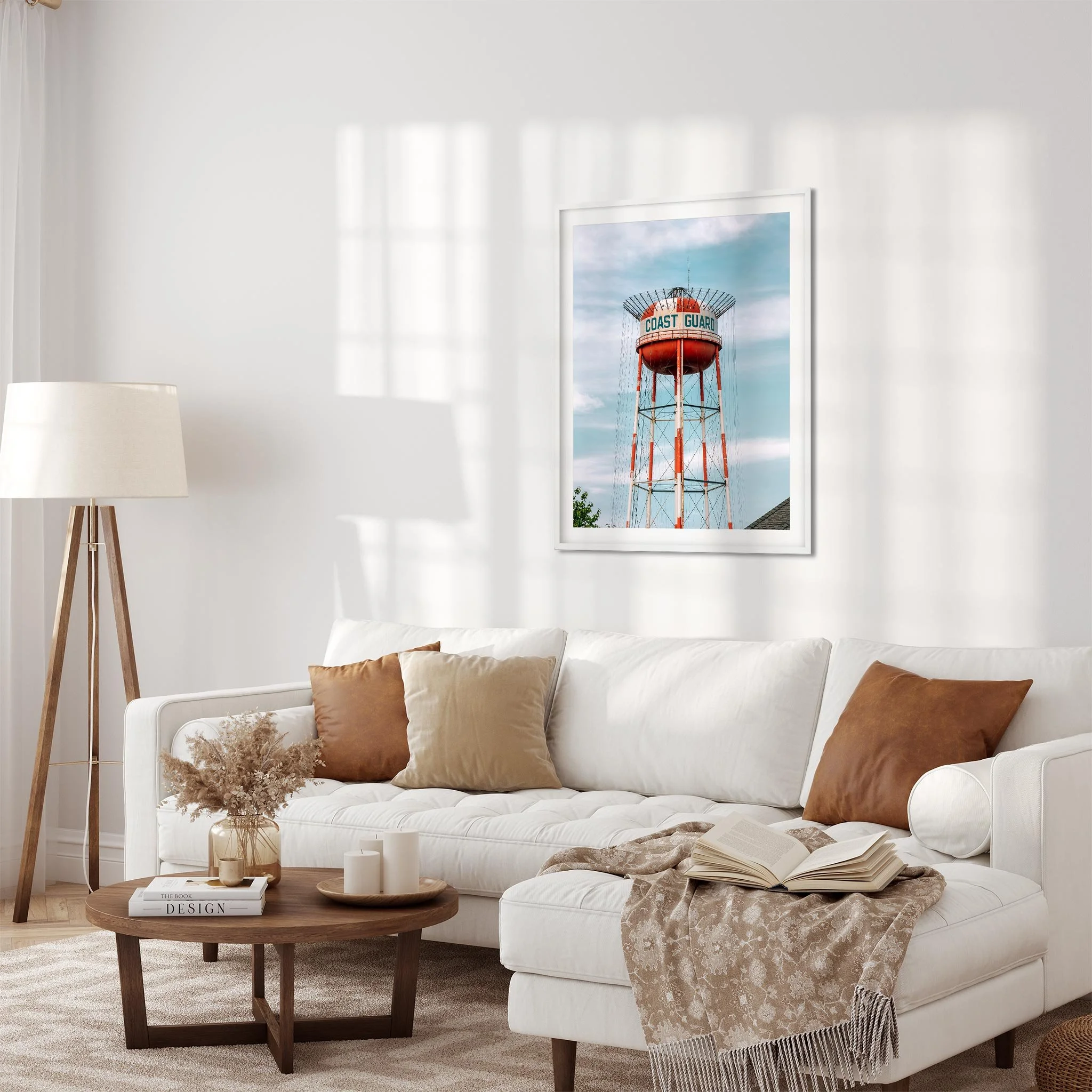 Coast Guard Water Tower, Cape May New Jersey Photography Color Fine Art Print Wall Art