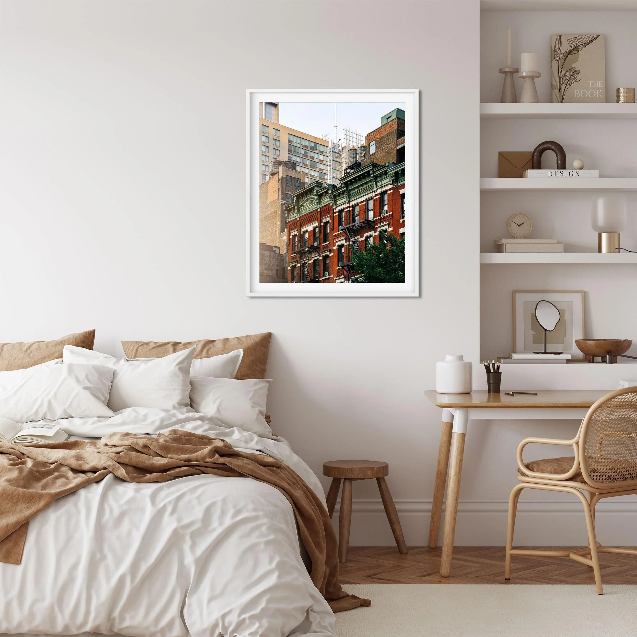 Water Tower on 360 W 36th St in Garment District - NYC Photography Color Fine Art Print Wall Art