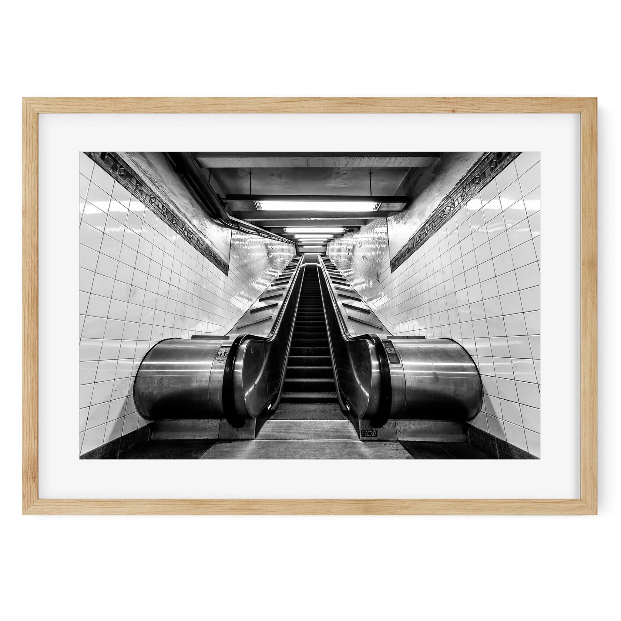South Ferry/Whitehall Street station - Black and White NYC Architecture Photography Fine Art Print