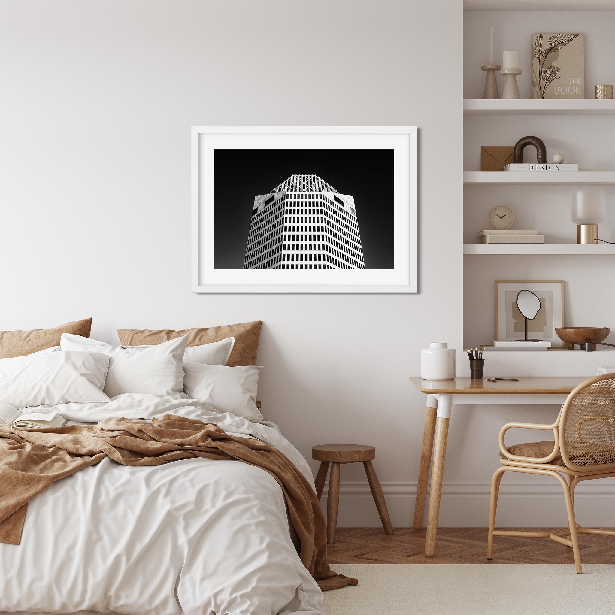 2101 Ross Avenue, Dallas - Black and White Texas Architecture Photography Fine Art Print