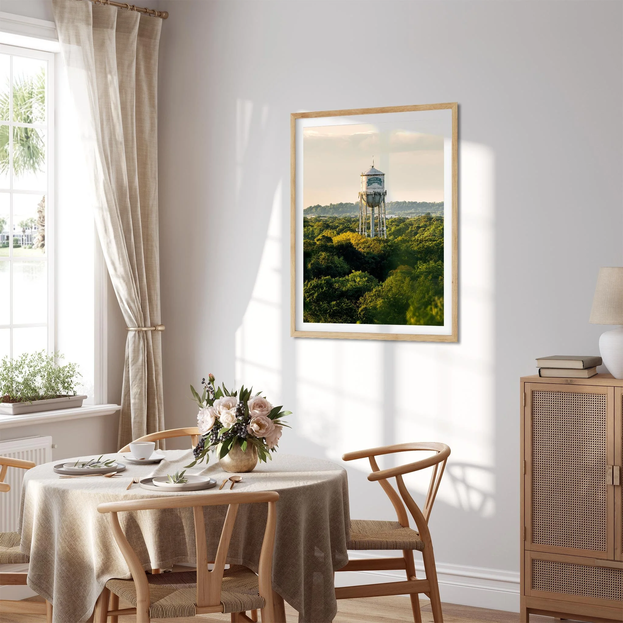 Home of Champions Water Tower in Freeport - New York Photography Color Fine Art Print Wall Art