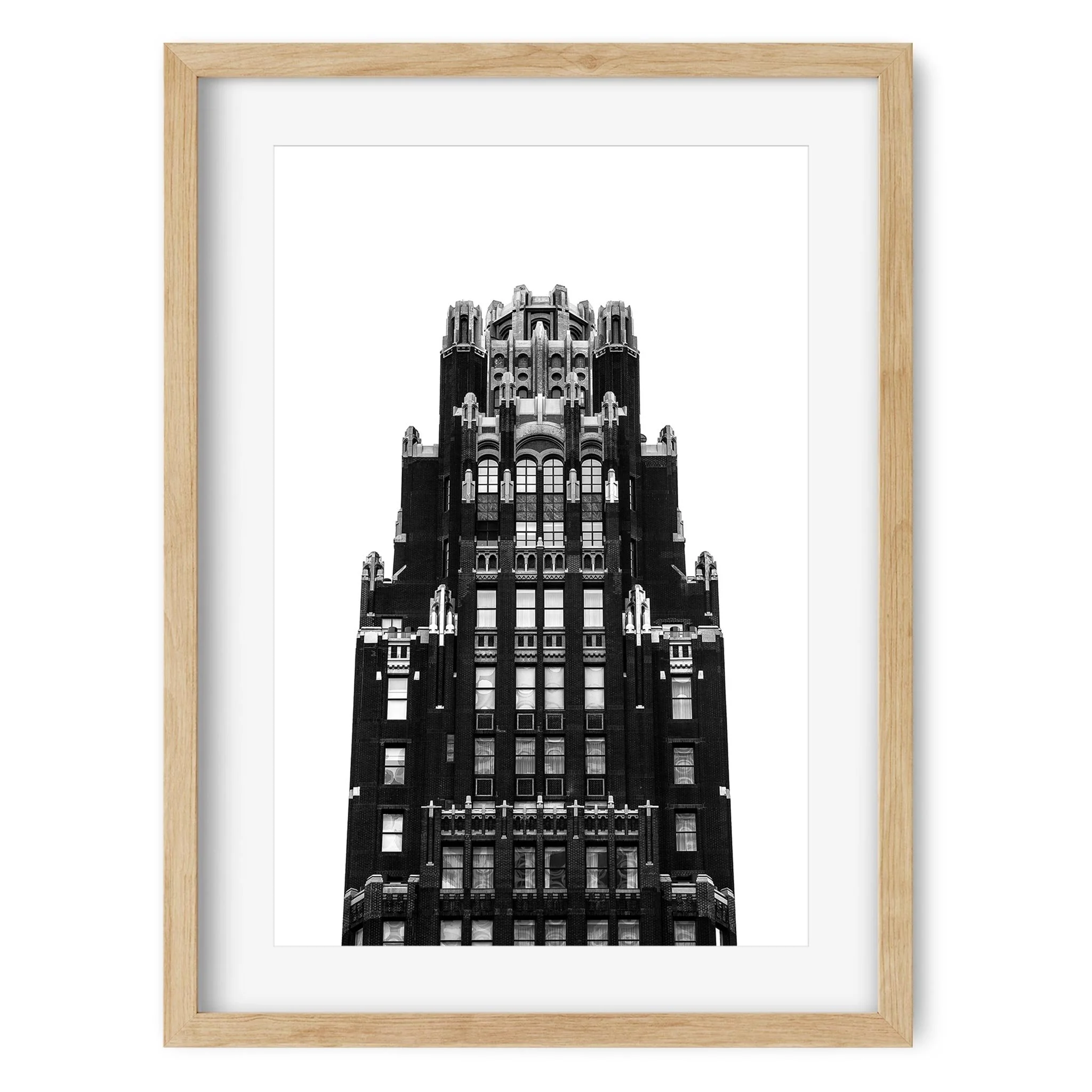 American Radiator Building - Black and White New York City Architecture Photography Fine Art Print