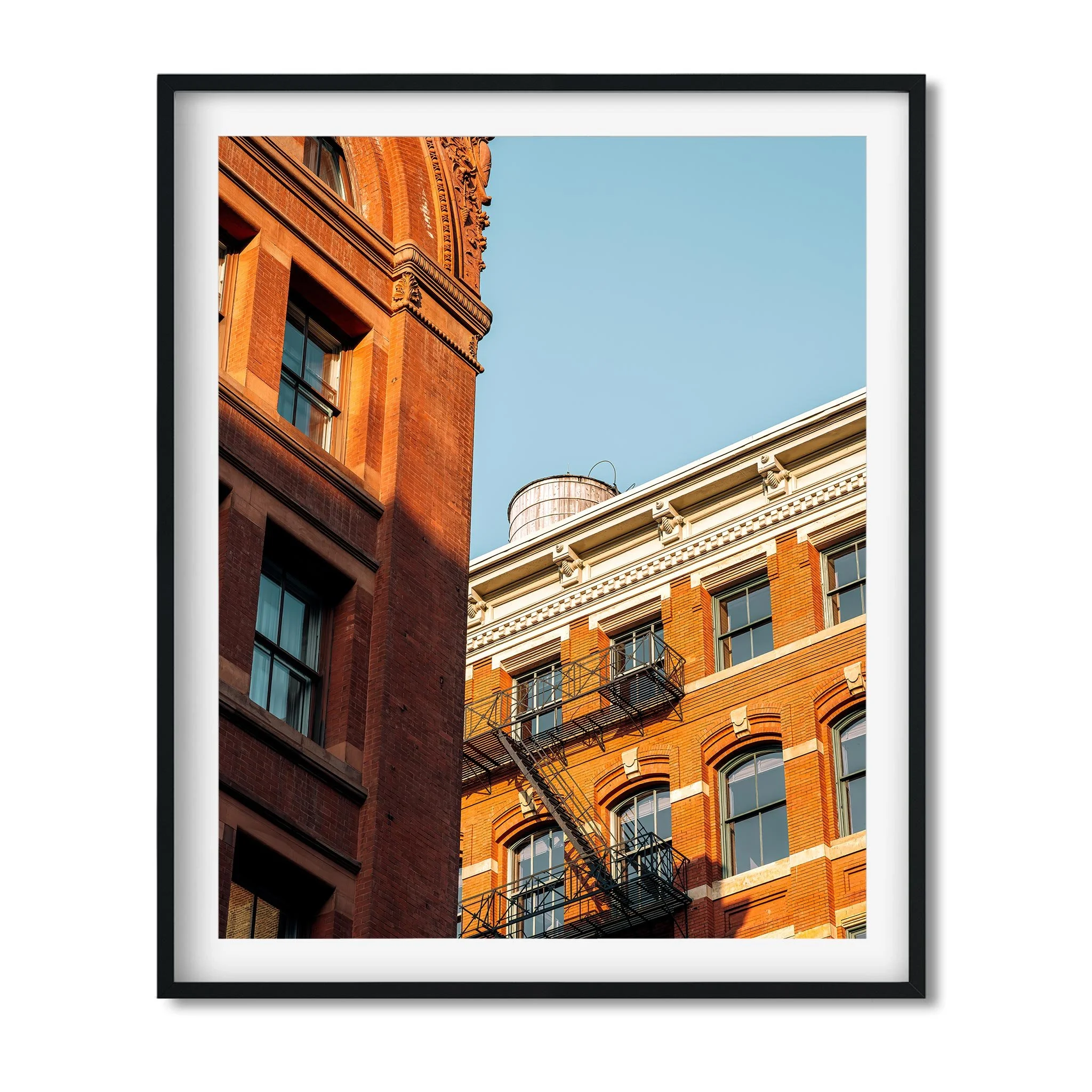 Water Tower in SOHO Manhattan - NYC Photography Color Fine Art Print Wall Art
