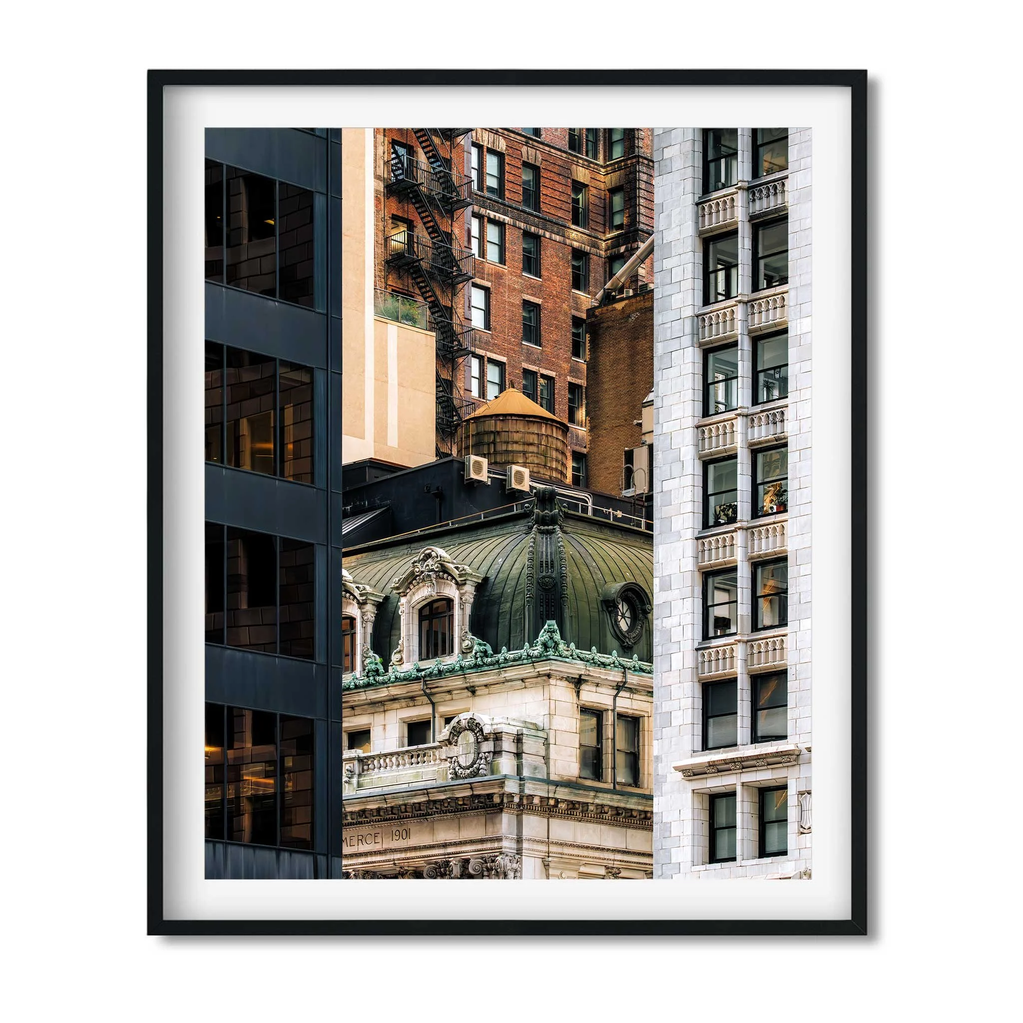 Water Tower on Liberty Street Manhattan - New York City Photography Color Fine Art Print Wall Art