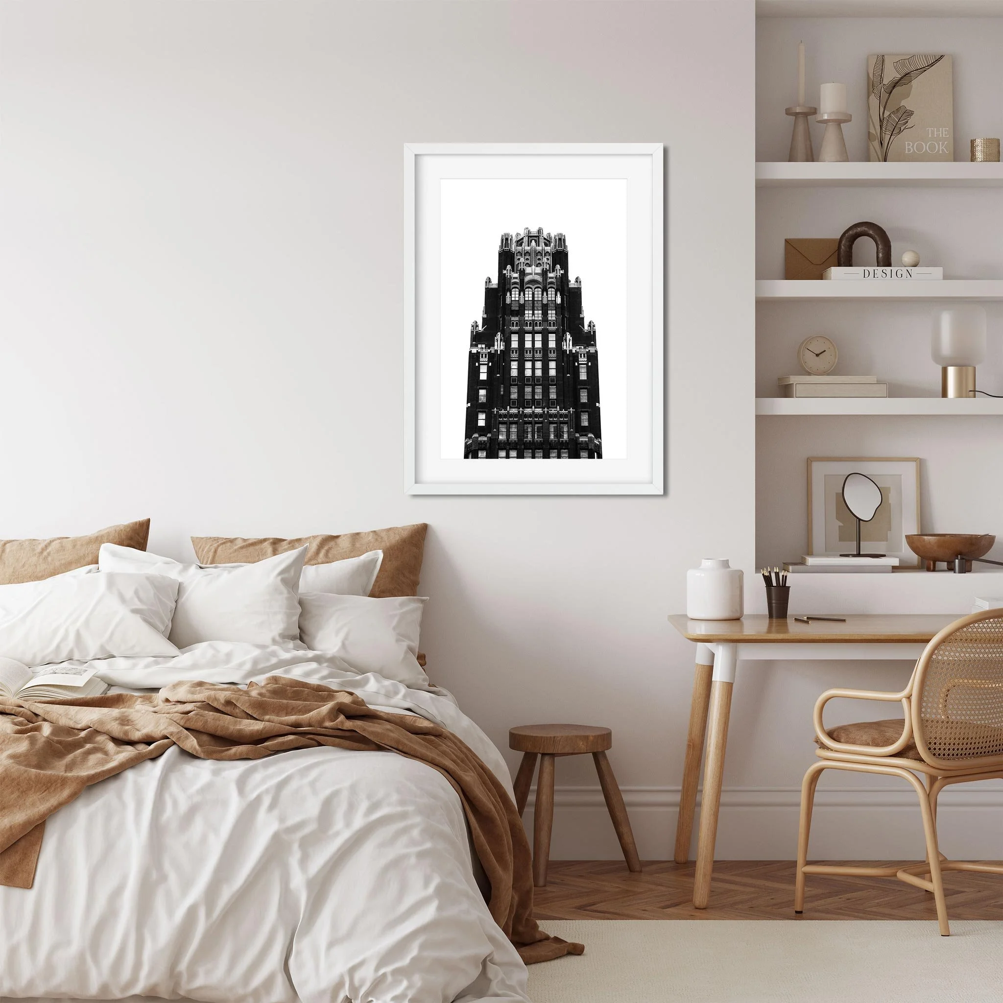 American Radiator Building - Black and White New York City Architecture Photography Fine Art Print