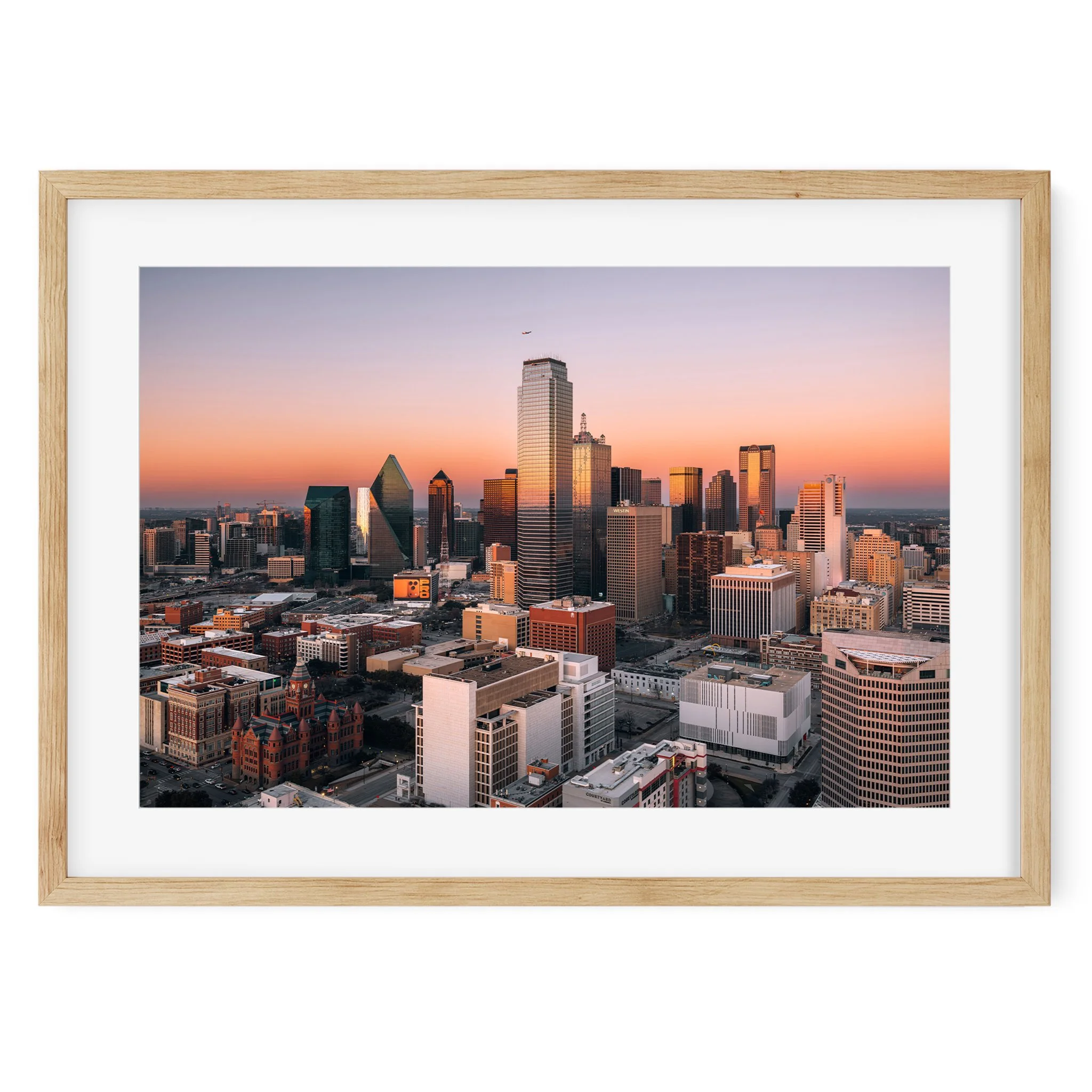 Downtown Dallas Skyline - Taxes Cityscape Photography Fine Art Print