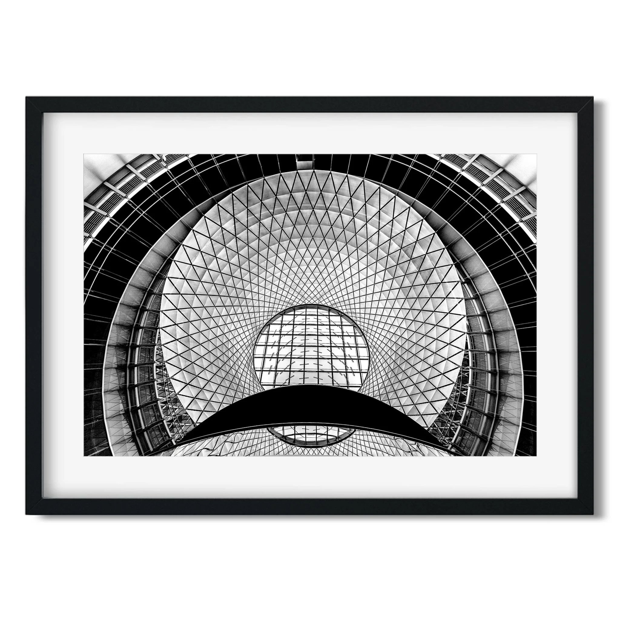 Fulton Street Subway Station - Black and White New York City Architecture Photography Fine Art Print