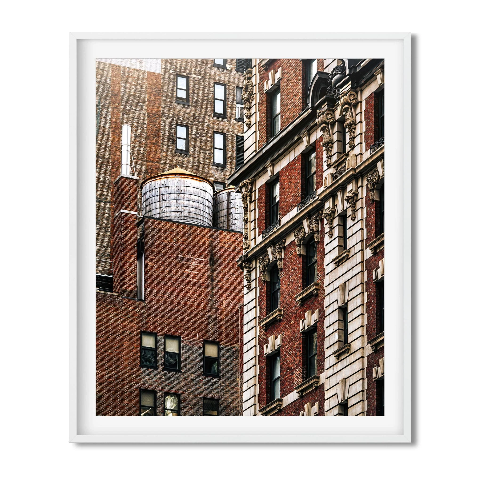 Water Tower in 8th Avenue Hell's Kitchen Manhattan - NYC Photography Color Fine Art Print Wall Art