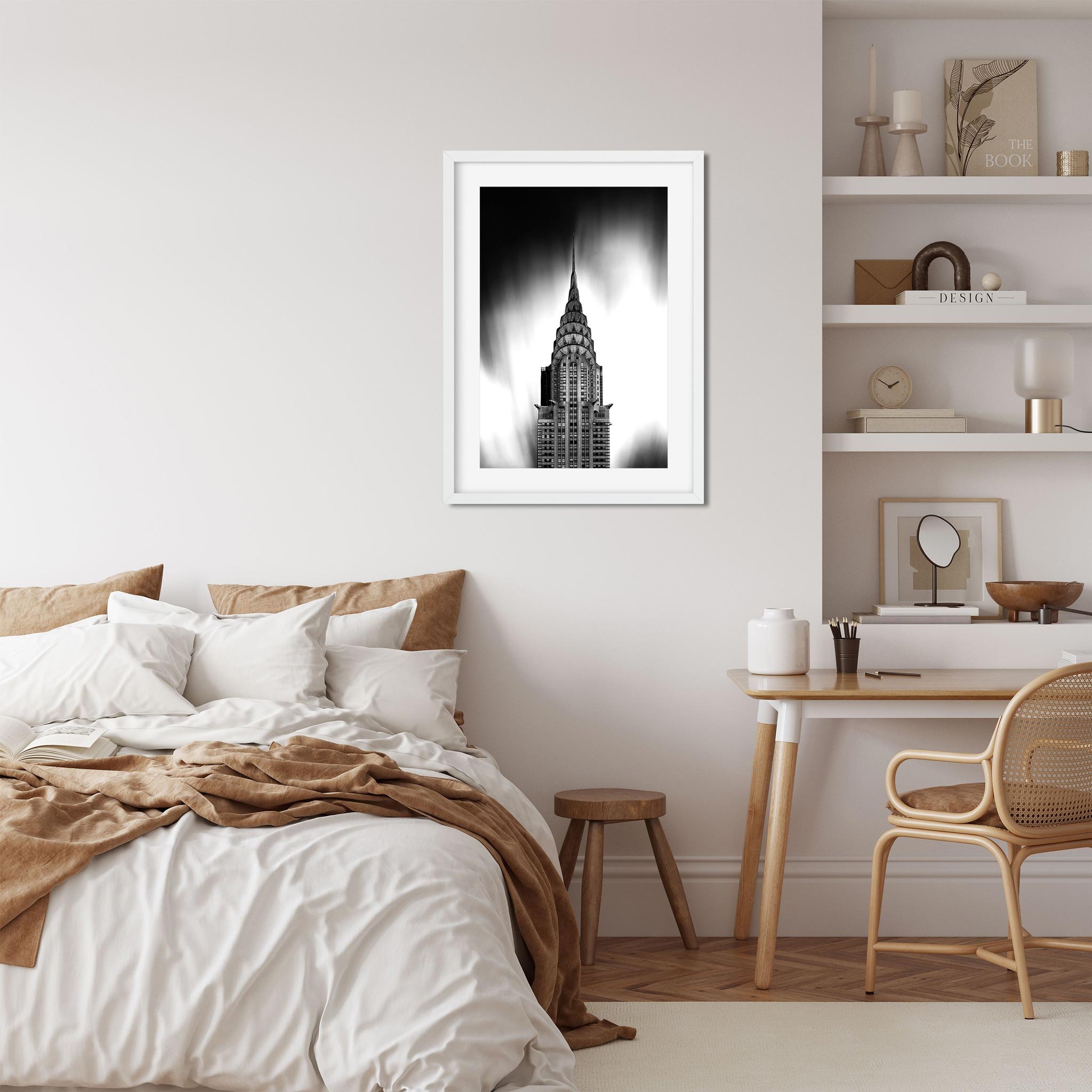 Chrysler Building - Black and White New York City Architecture Photography Fine Art Print