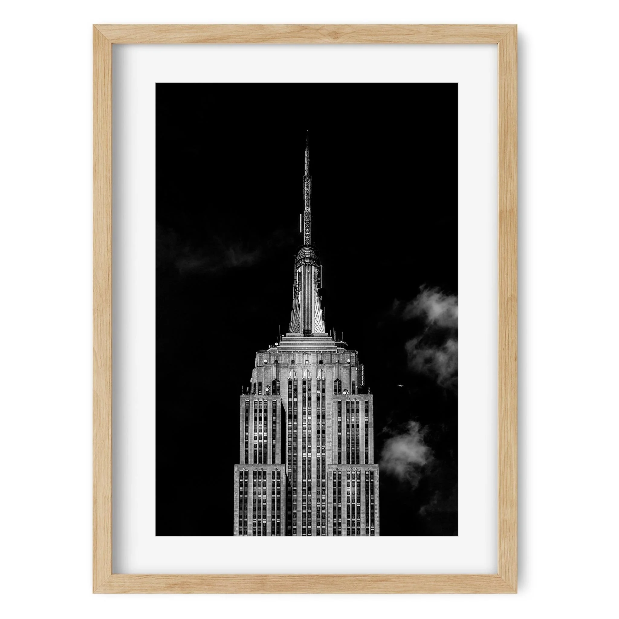 Empire State Building - Black and White New York City Architecture Photography Fine Art Print