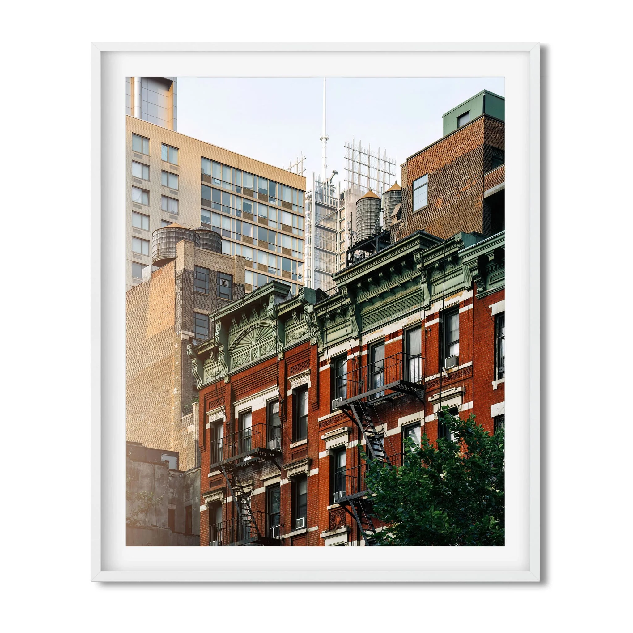 Water Tower on 360 W 36th St in Garment District - NYC Photography Color Fine Art Print Wall Art