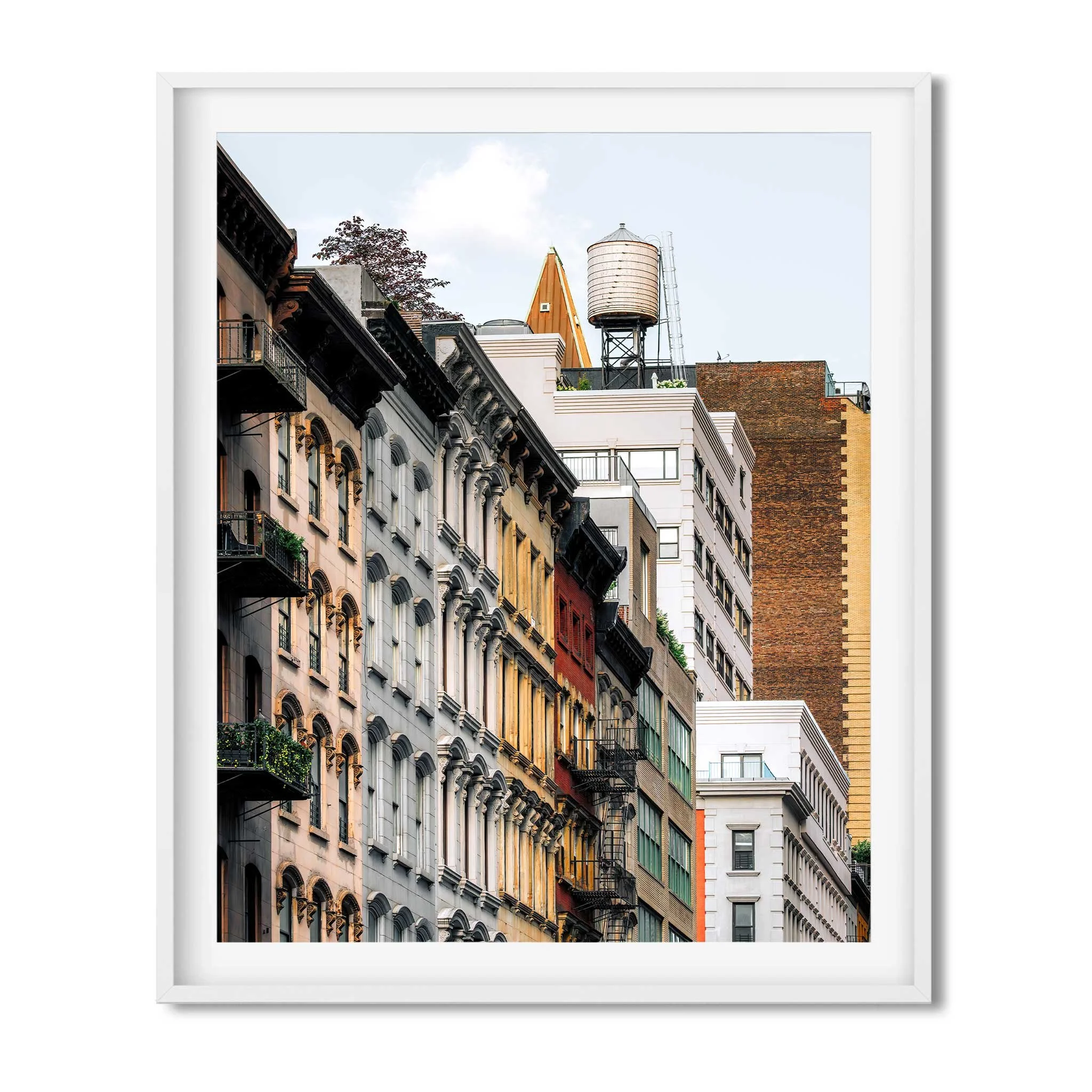 Water Tower on Murray Street Tribeca - New York City Photography Color Fine Art Print Wall Art