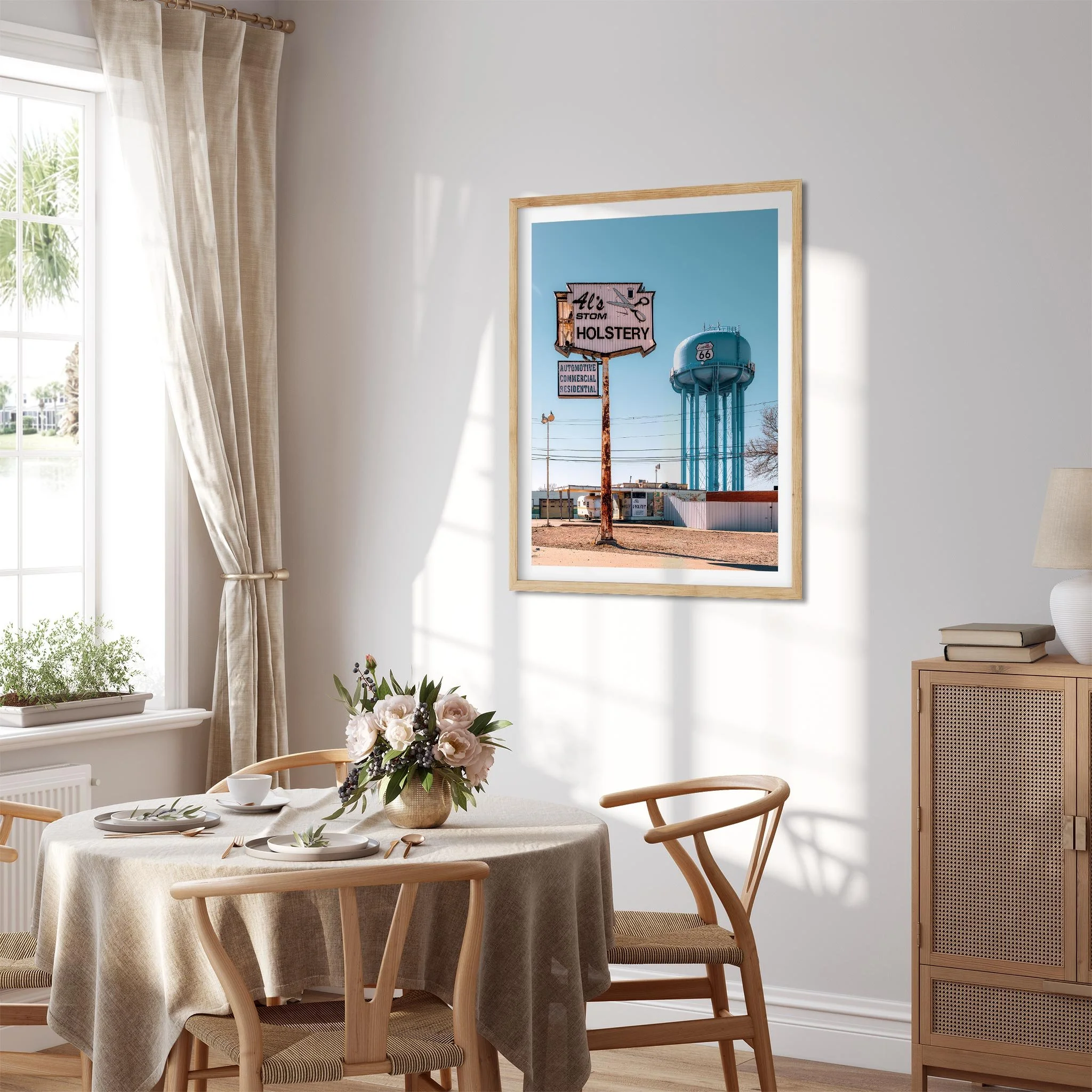 Route 66 Water Tower, Amarillo Texas - Water Tower Photography Color Fine Art Print Wall Art