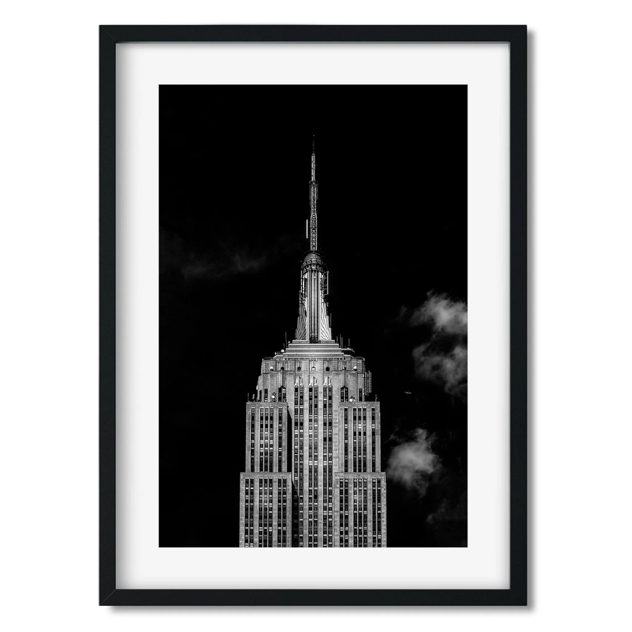 Empire State Building - Black and White New York City Architecture Photography Fine Art Print