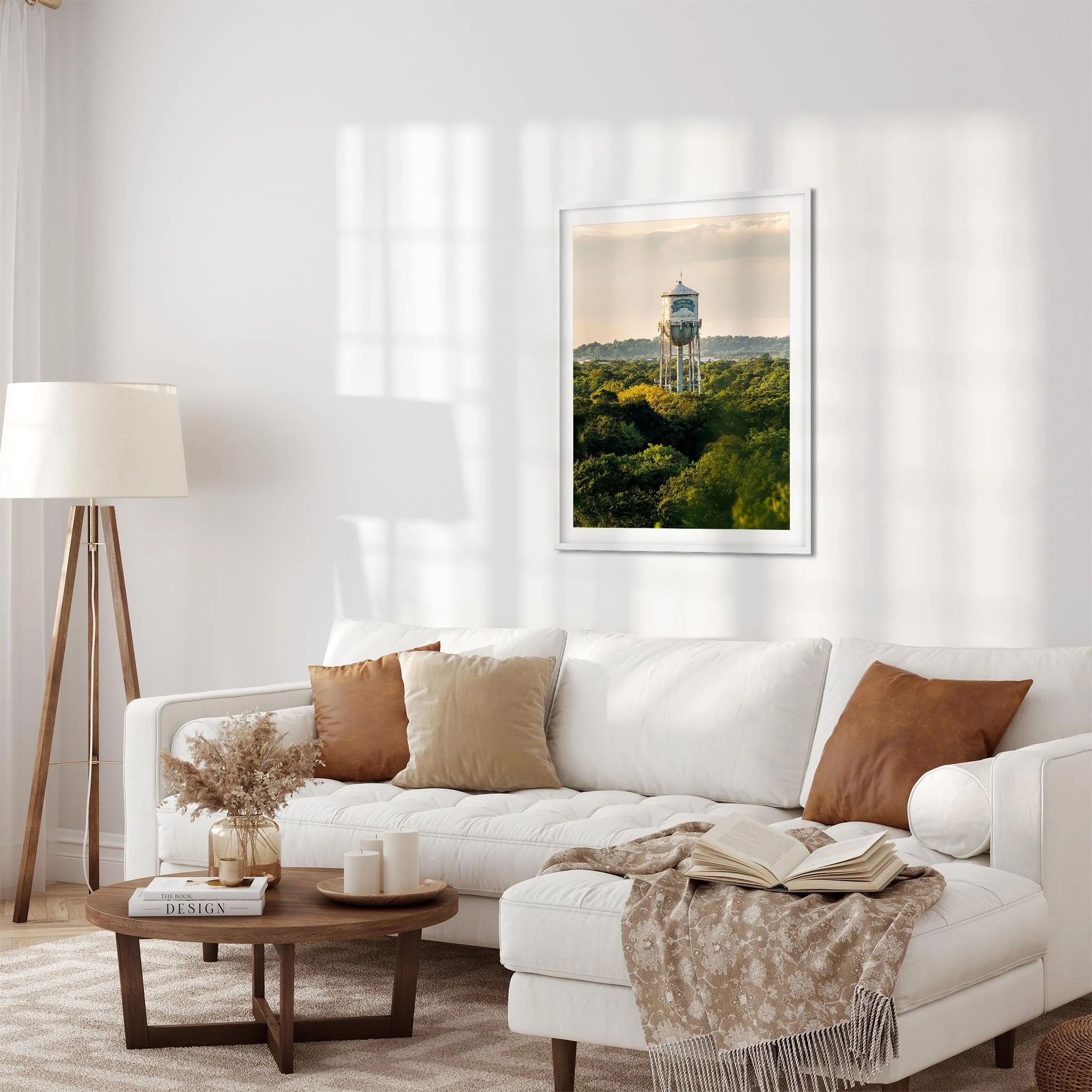 Home of Champions Water Tower in Freeport - New York Photography Color Fine Art Print Wall Art