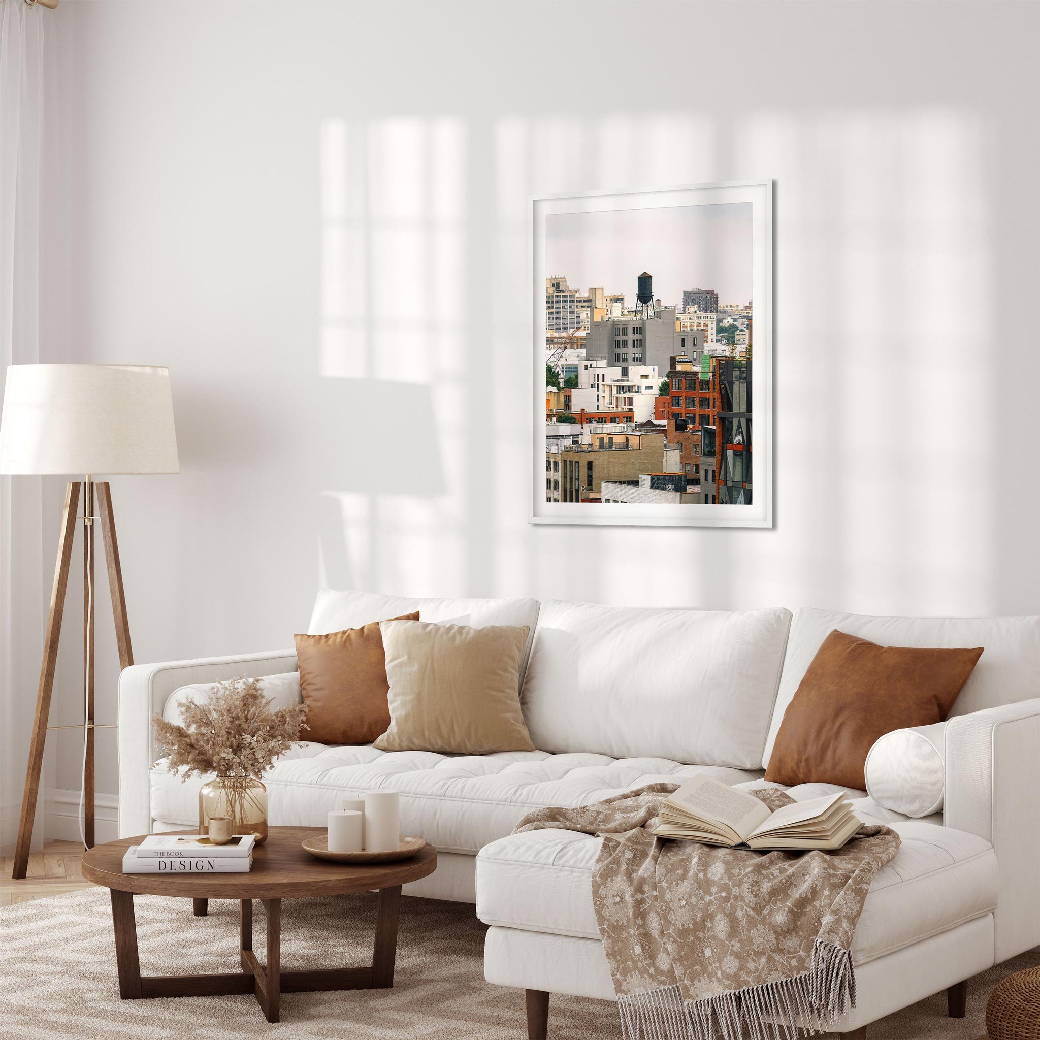 Water Tower on 295 Front St in Vinegar Hill, Brookly - NYC Photography Color Fine Art Print Wall Art