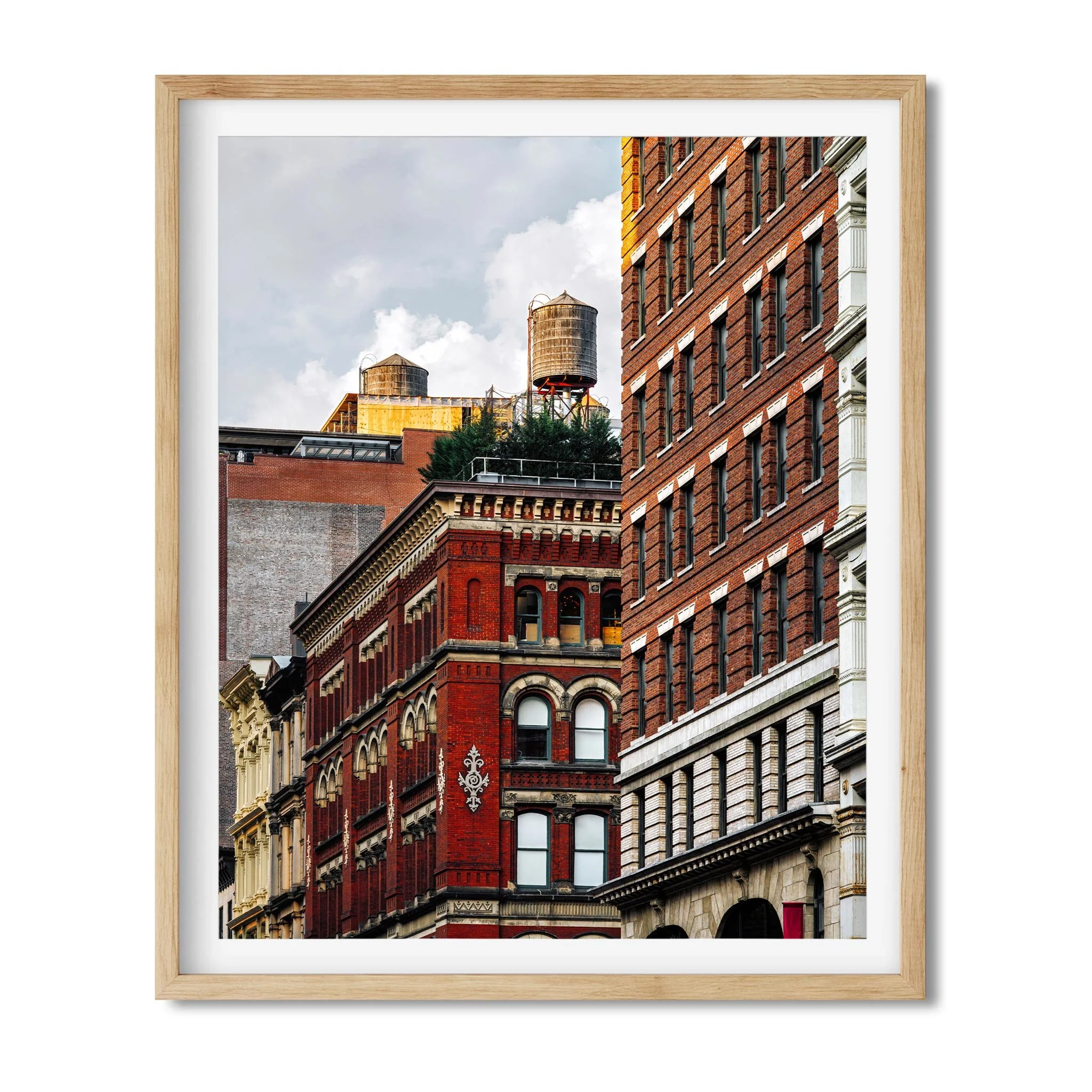 Water Tower on 676 Broadway, NoHo Manhattan - NYC Photography Color Fine Art Print Wall Art