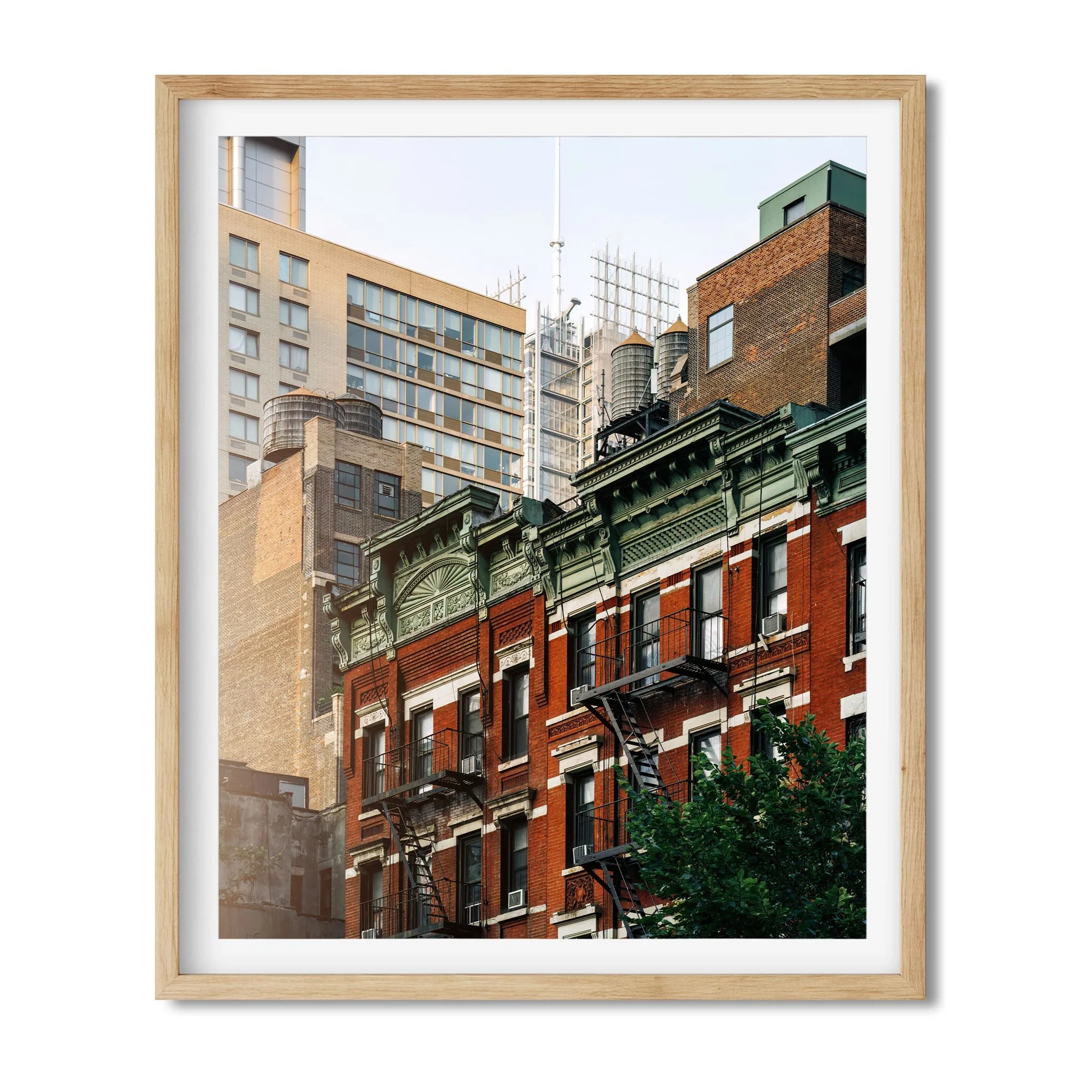 Water Tower on 360 W 36th St in Garment District - NYC Photography Color Fine Art Print Wall Art