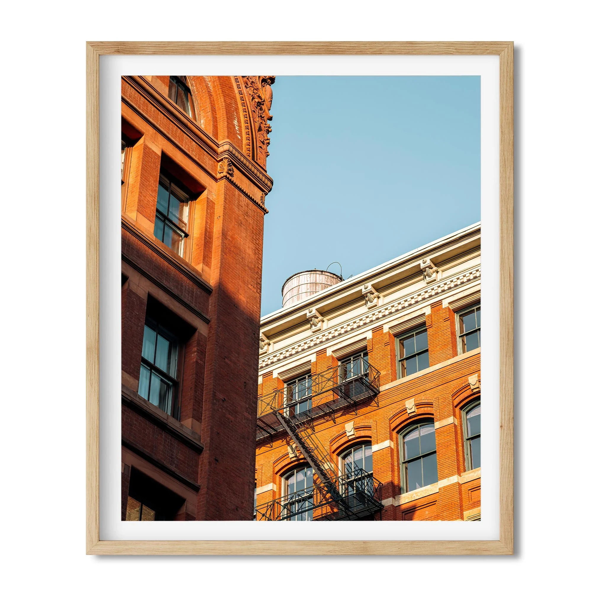 Water Tower in SOHO Manhattan - NYC Photography Color Fine Art Print Wall Art