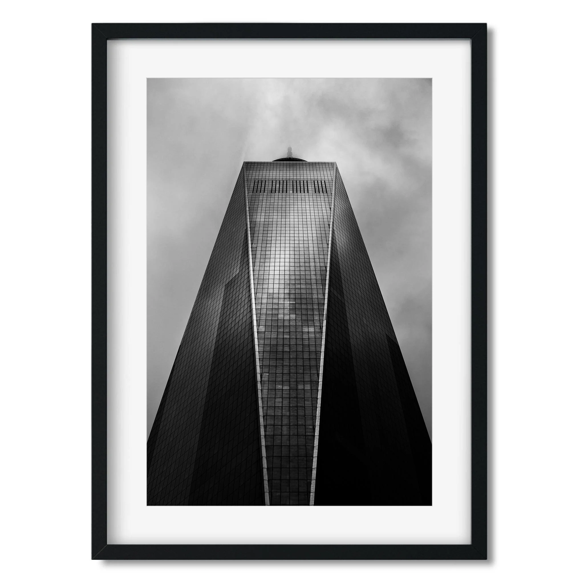 One World Trade Center - Black and White New York City Architecture Photography Fine Art Print