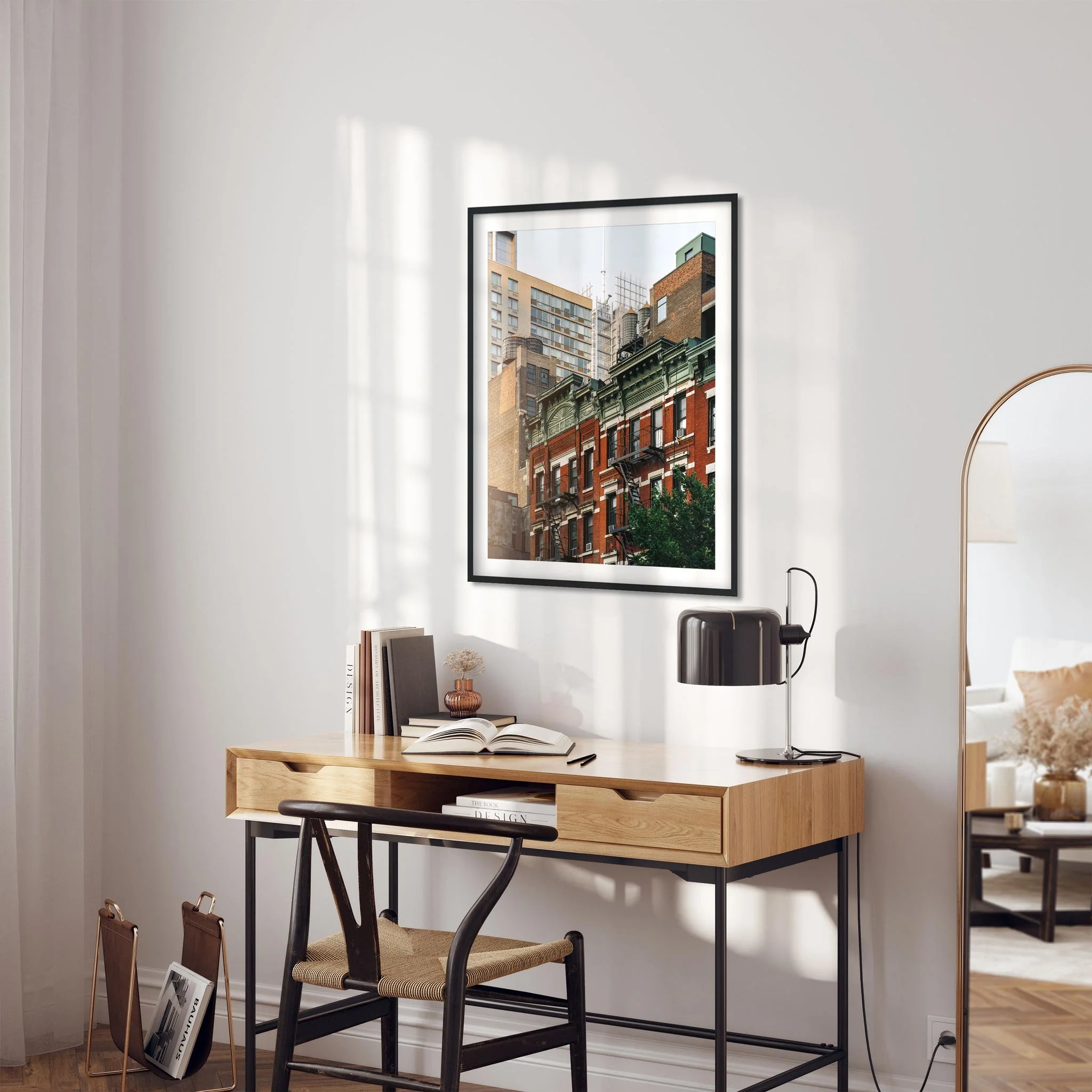 Water Tower on 360 W 36th St in Garment District - NYC Photography Color Fine Art Print Wall Art