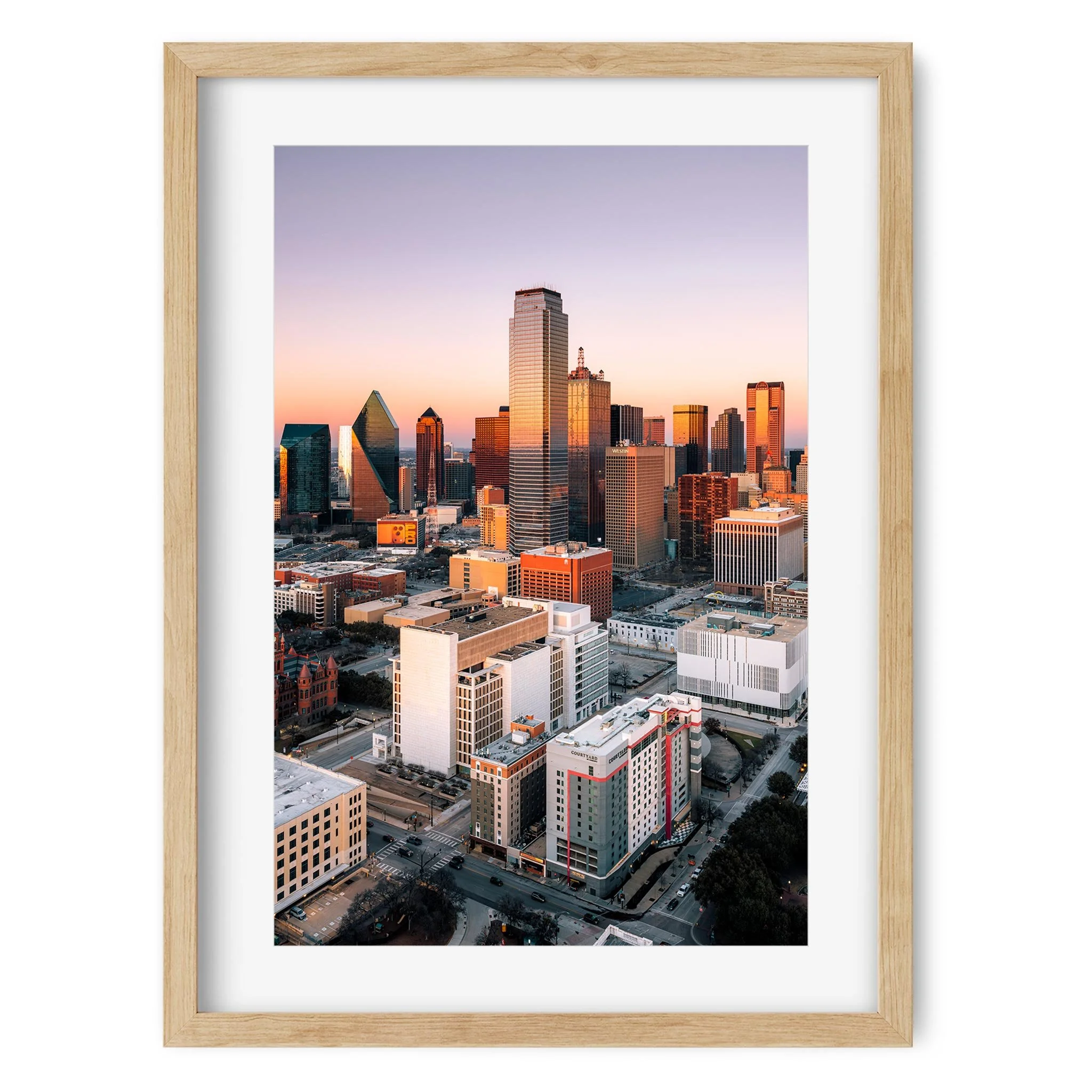 Downtown Dallas - Taxes Cityscape Photography Fine Art Print