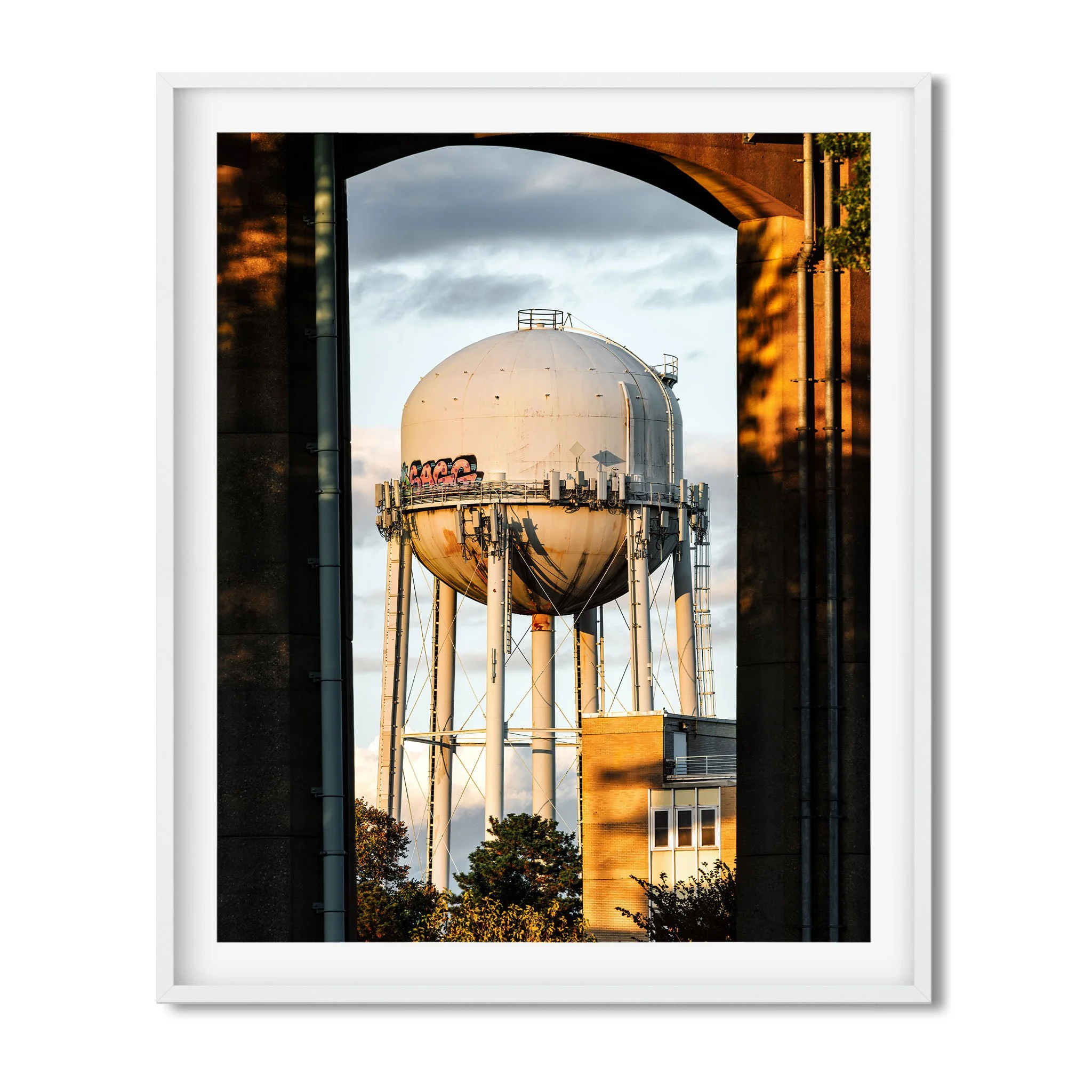 Water Tower on Randall’s Island - New York City Photography Color Fine Art Print Wall Art