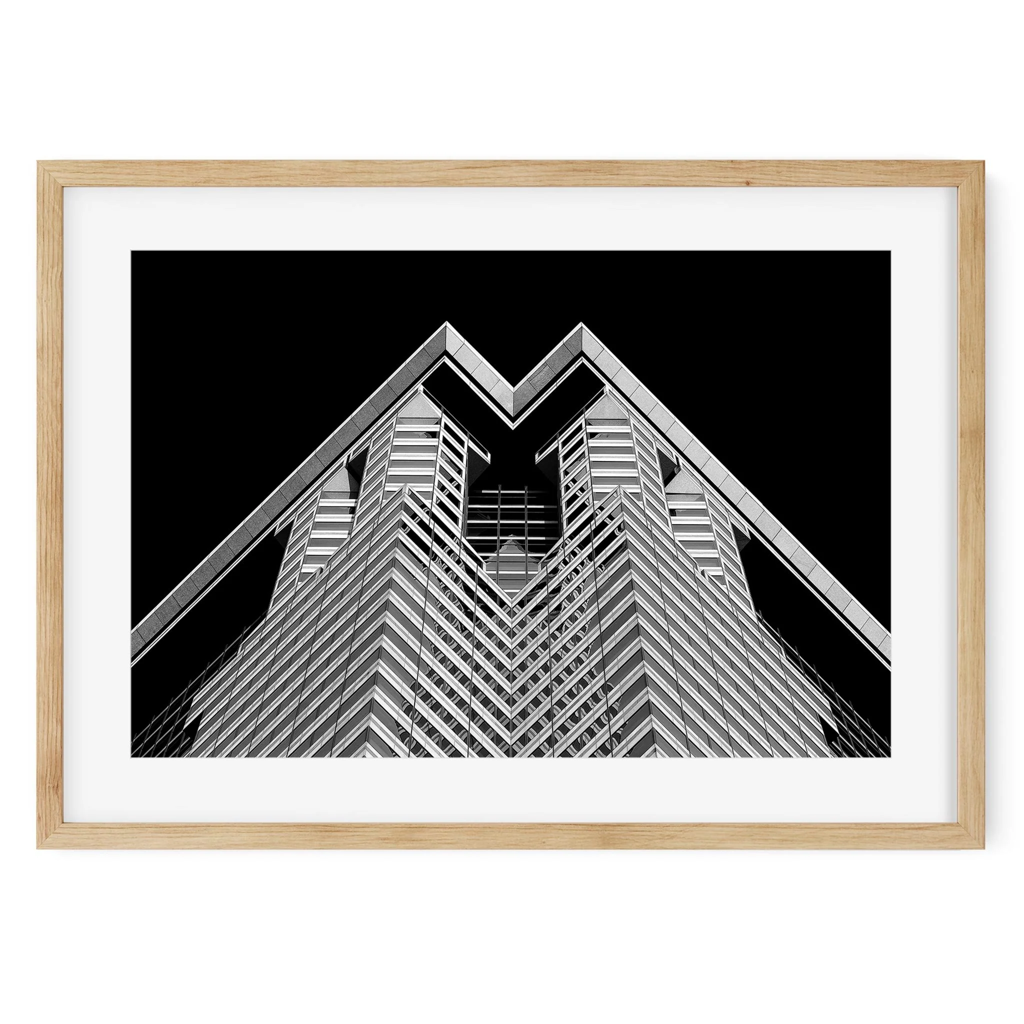 60 Wall Street - Black and White New York City Architecture Photography Fine Art Print