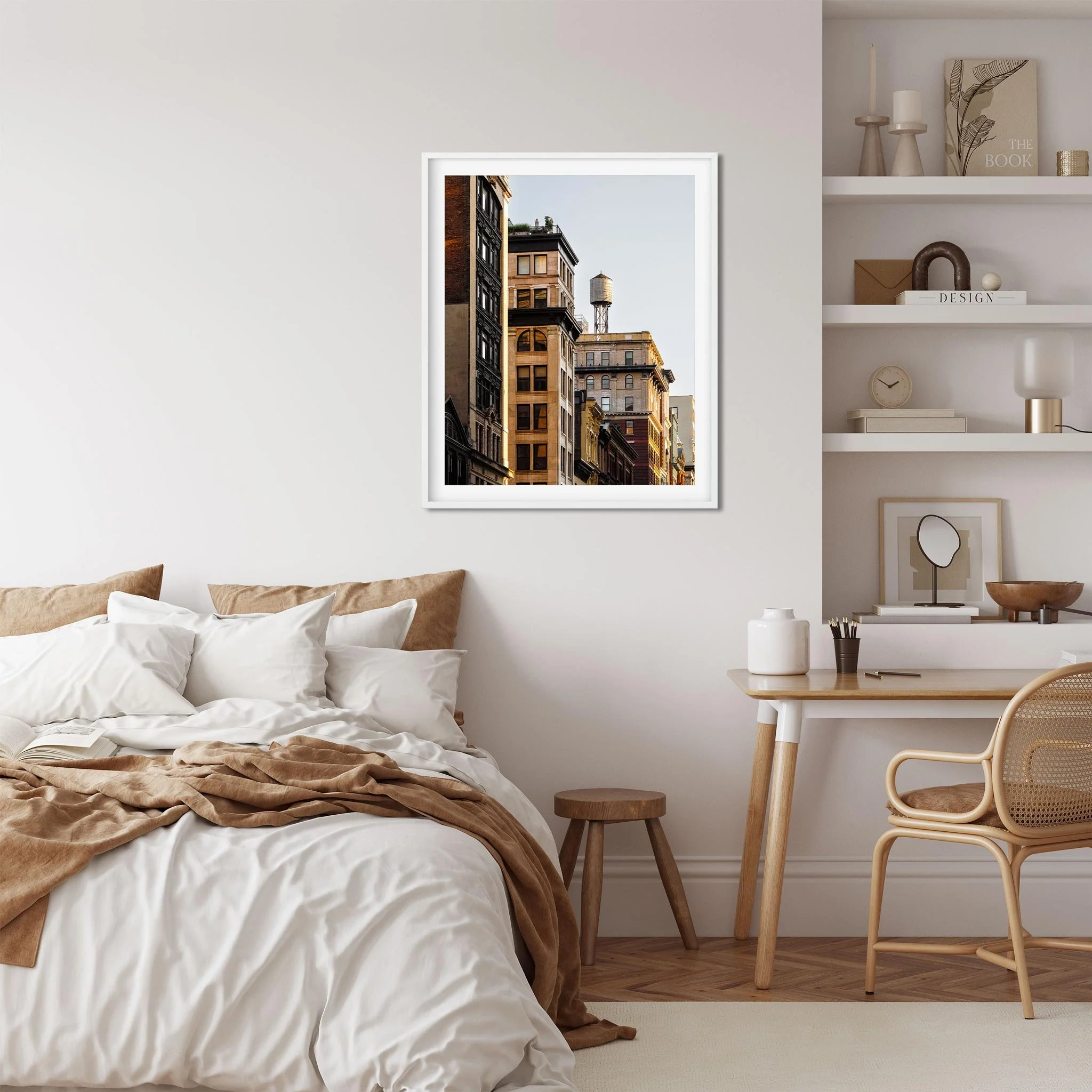 Water Tower on 29 E 10th Street in Greenwich Village - NYC Photography Color Fine Art Print Wall Art