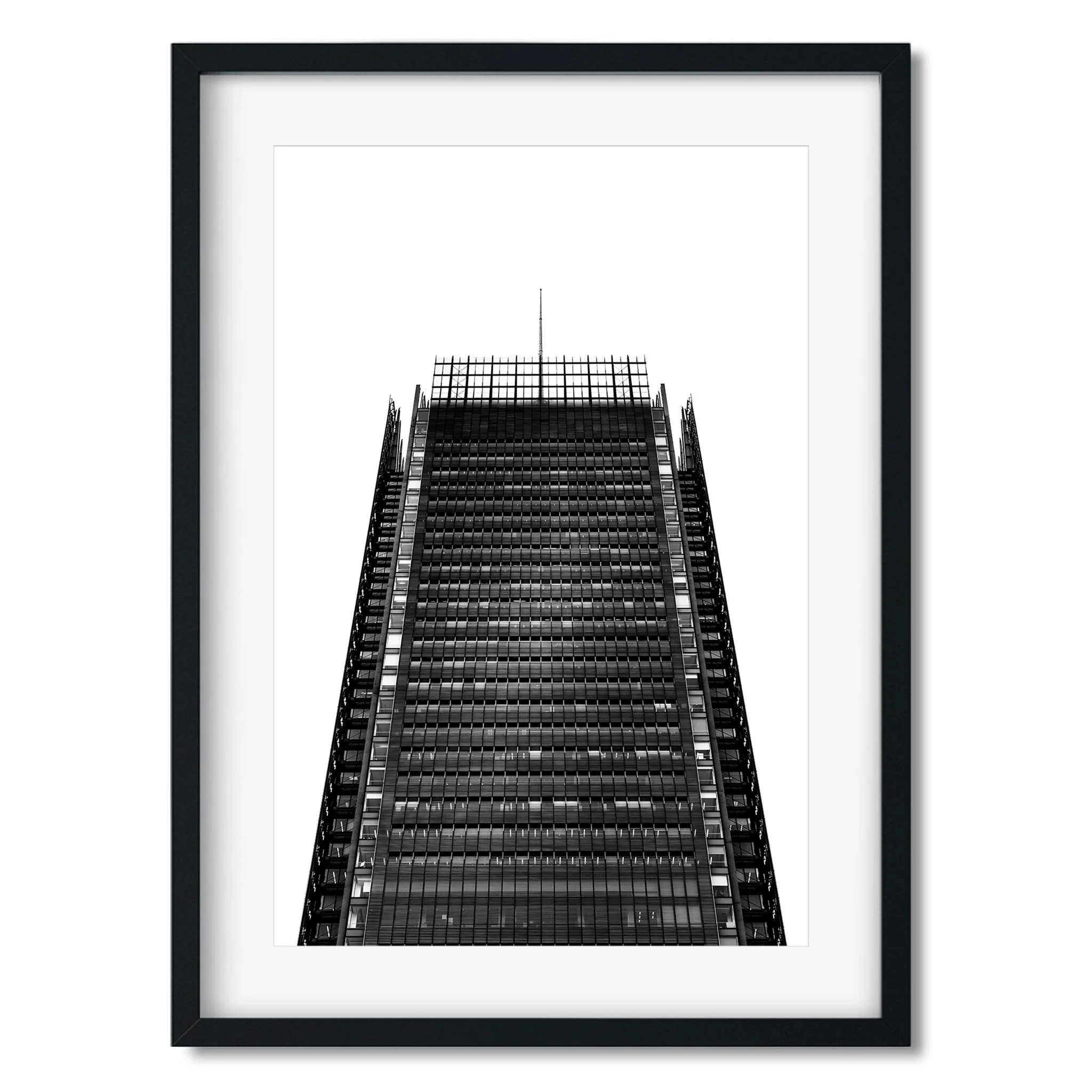 The New York Times Building - Black and White New York City Architecture Photography Fine Art Print