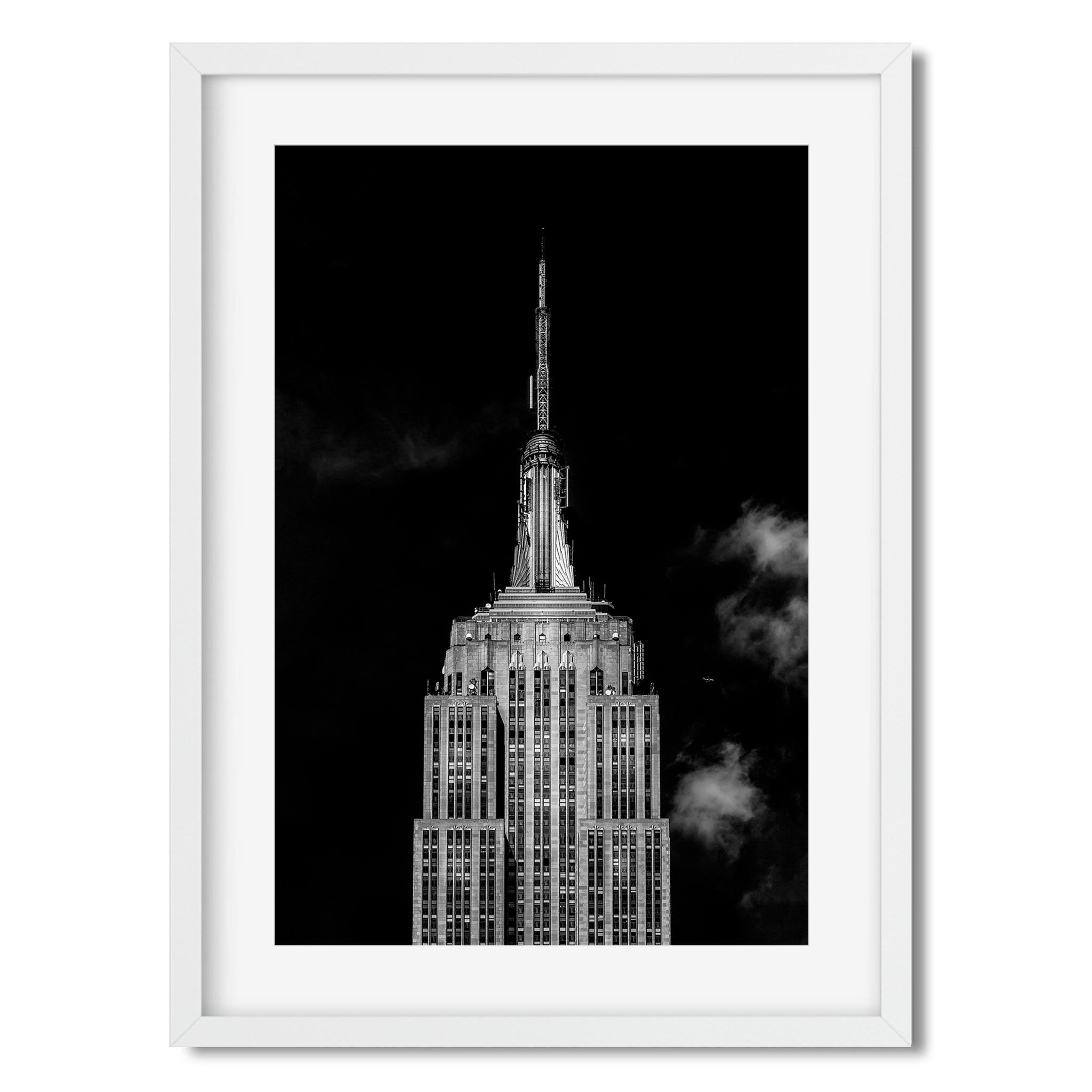 Empire State Building - Black and White New York City Architecture Photography Fine Art Print